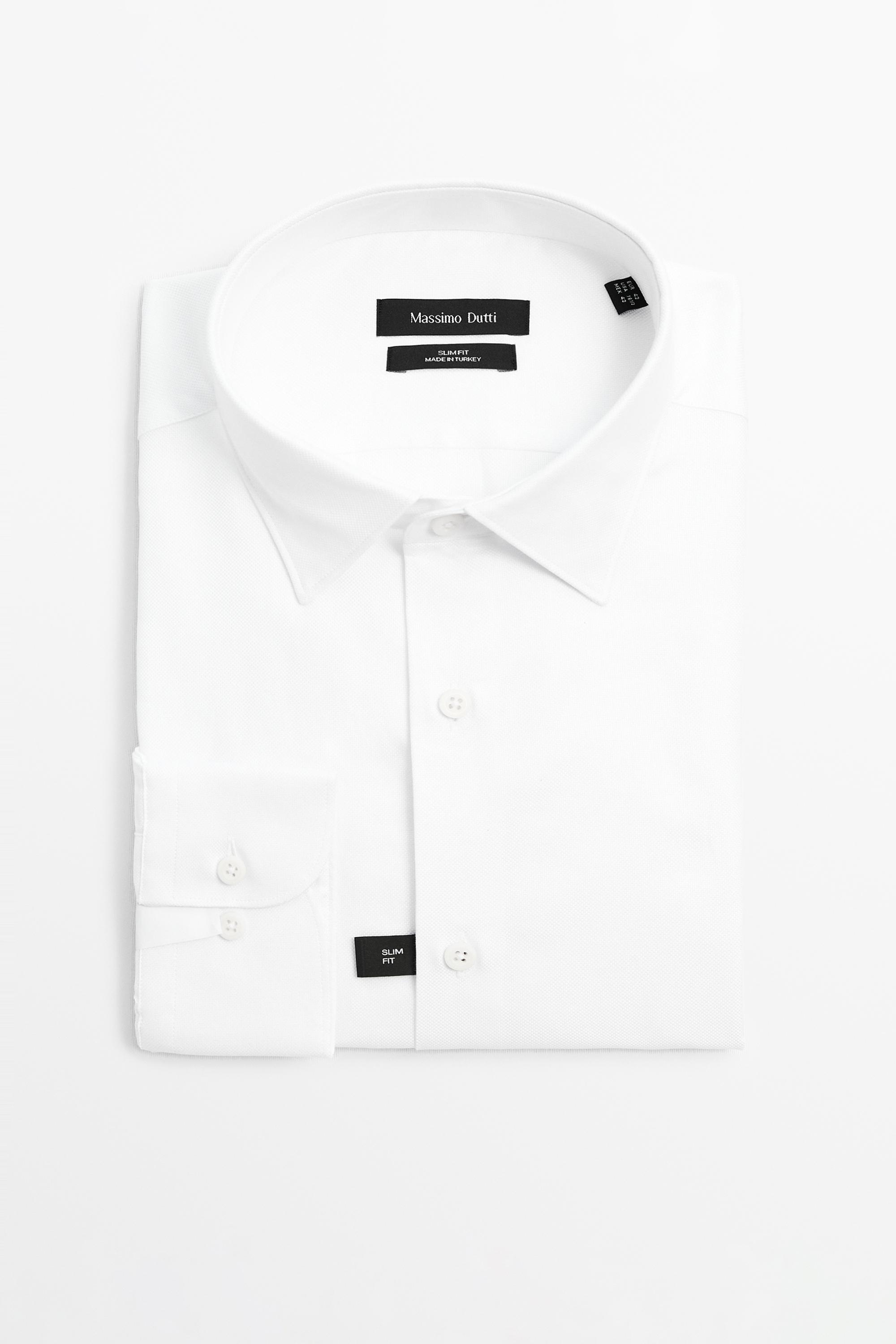 Slim fit 100% cotton Oxford shirt