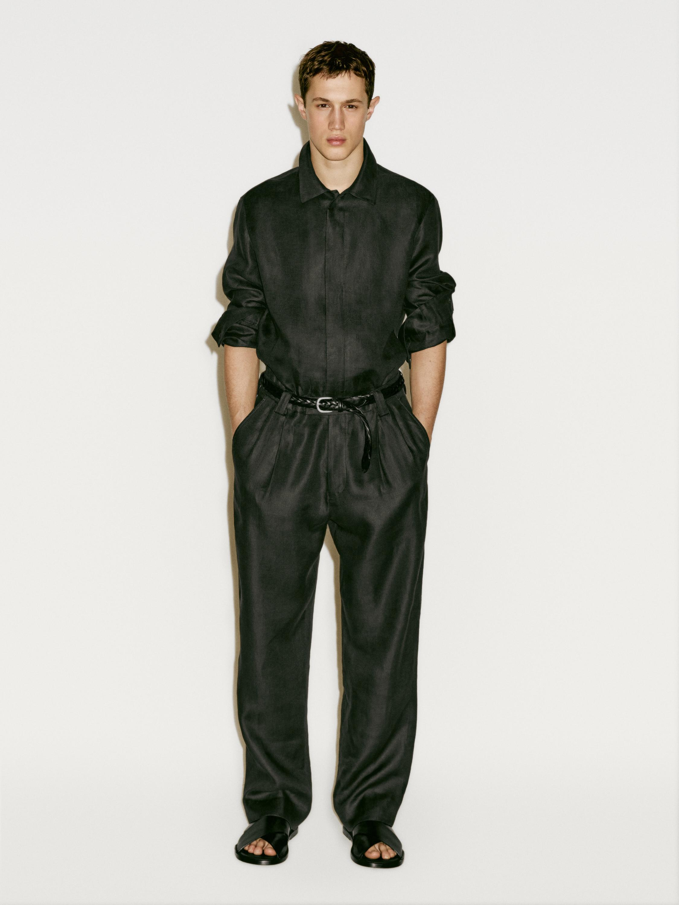 Massimo Dutti【NEW】Suit trousers with dart detail 05005555800-o6.jpg?ts=