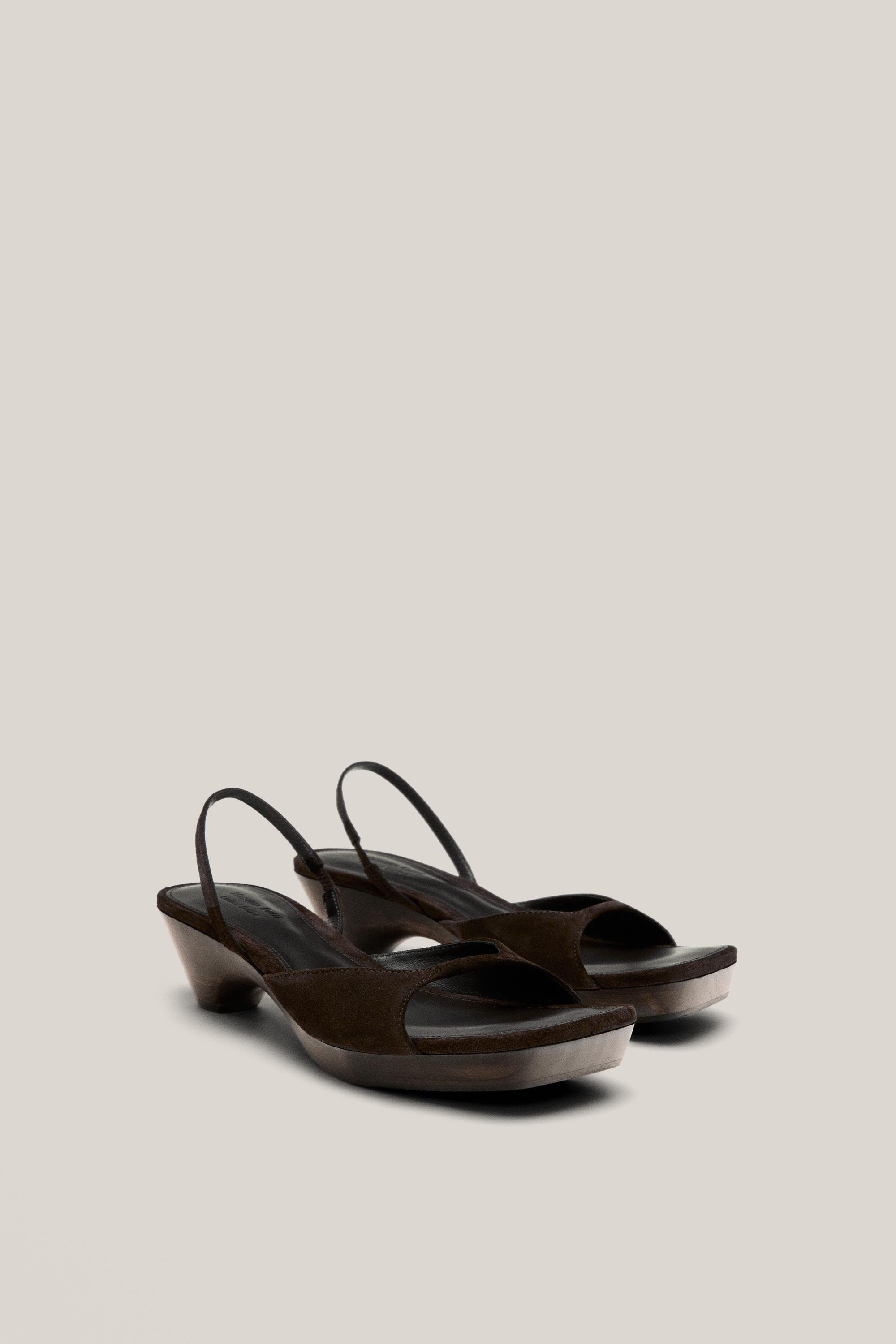 Wood heel sandal - Limited Edition