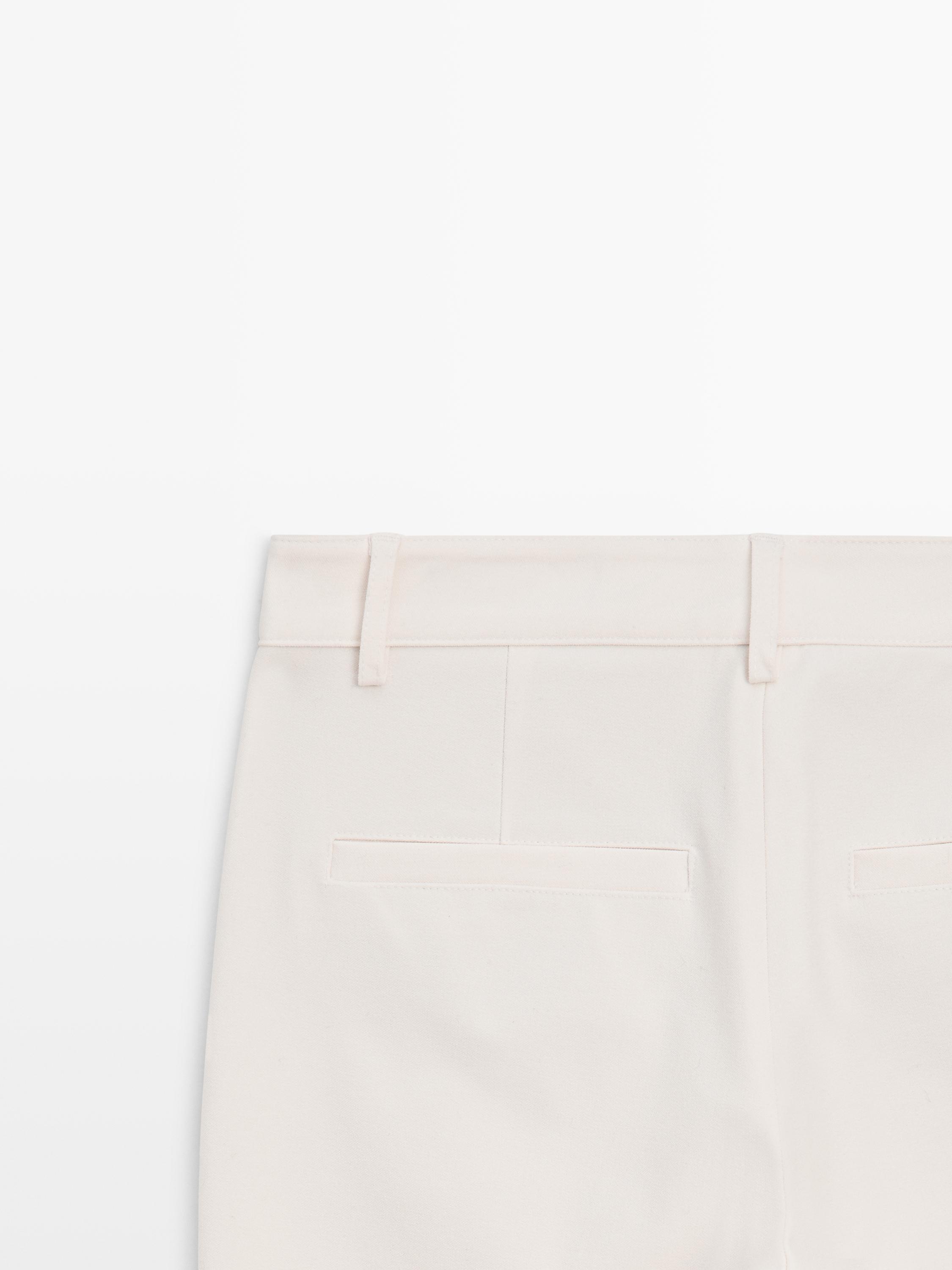 Straight-leg technical trousers — Off white