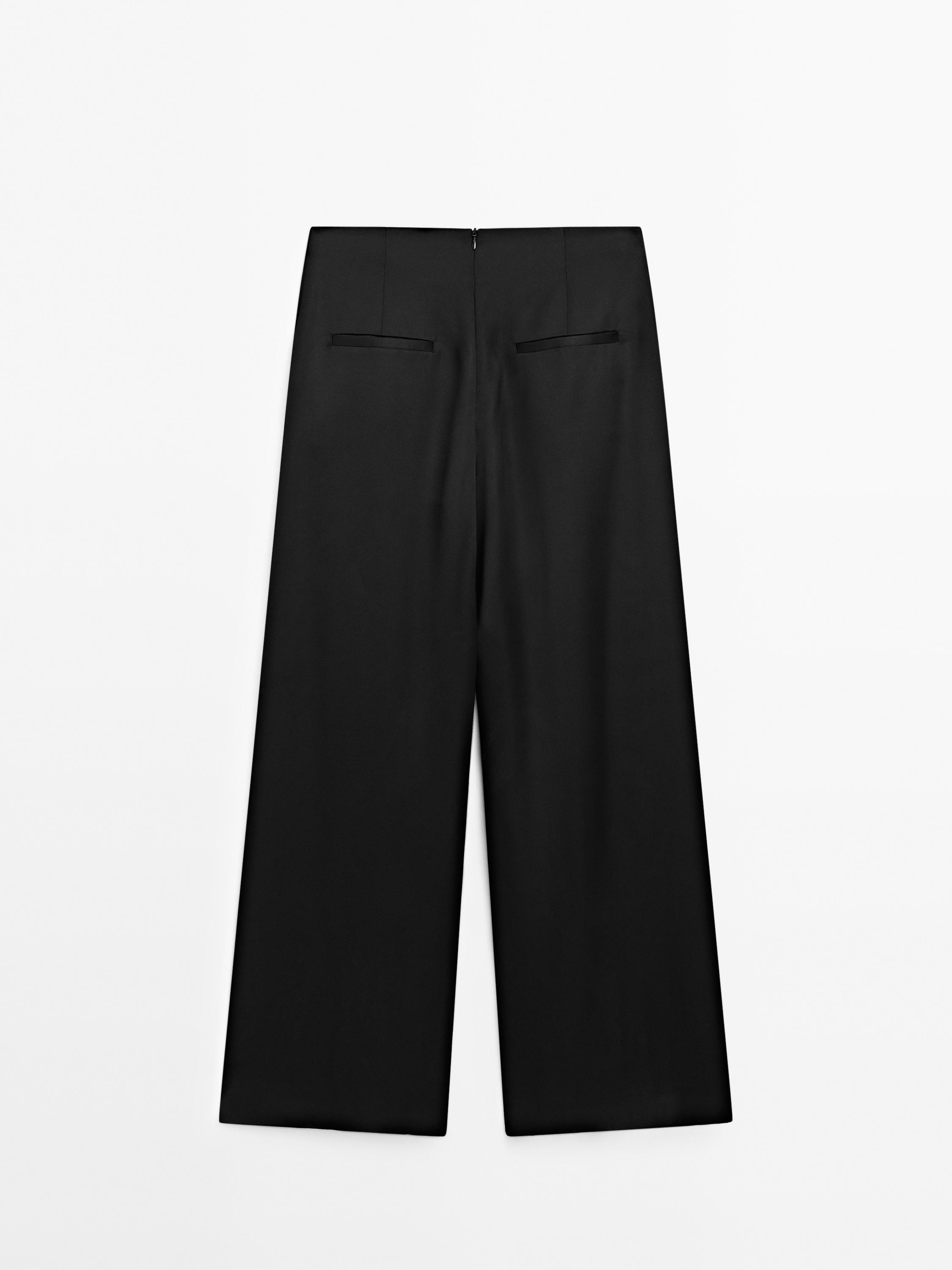 Pantalón ancho satinado - STUDIO
