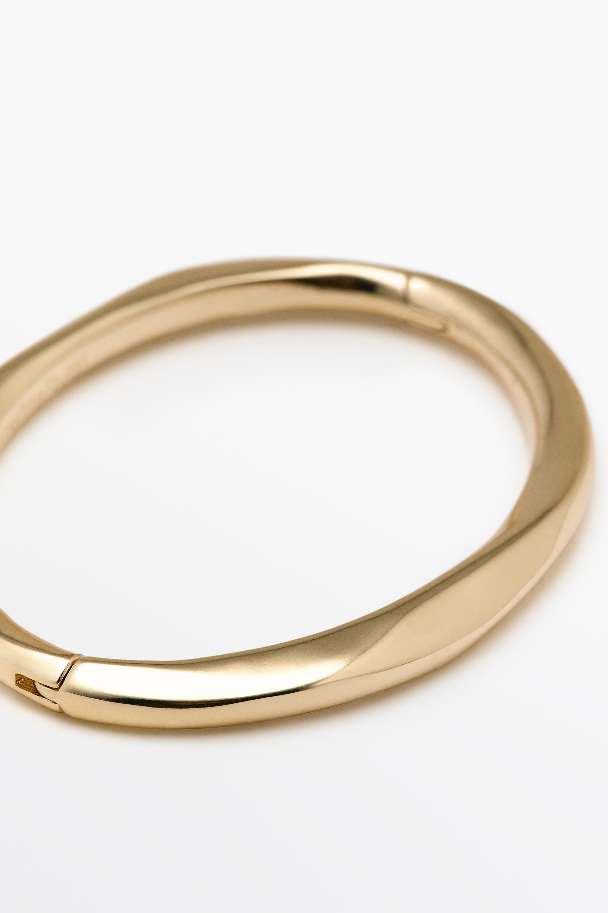 Fine irregular contour bracelet — GOLDEN