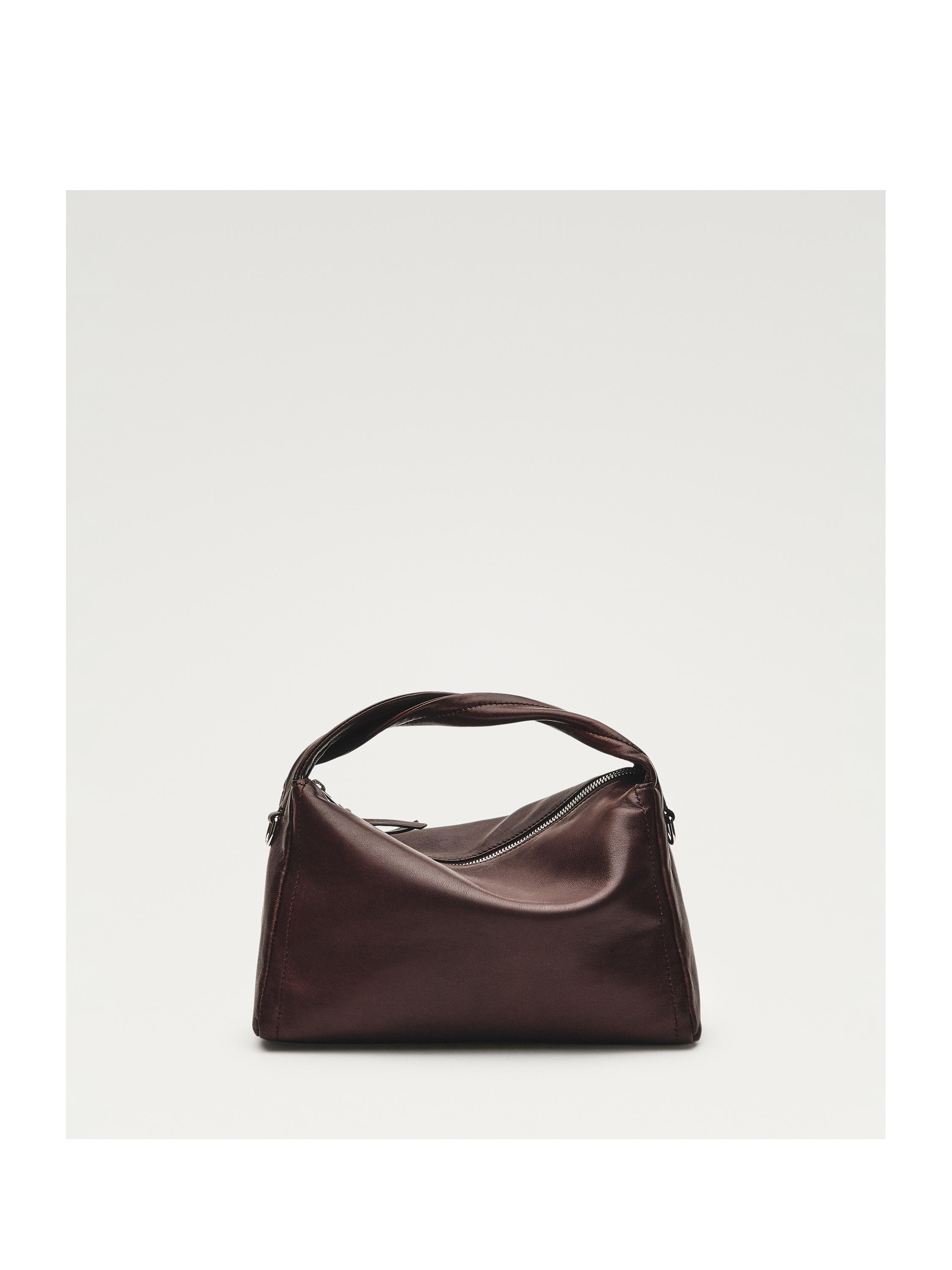 Nappa leather crossbody bag — LEATHER