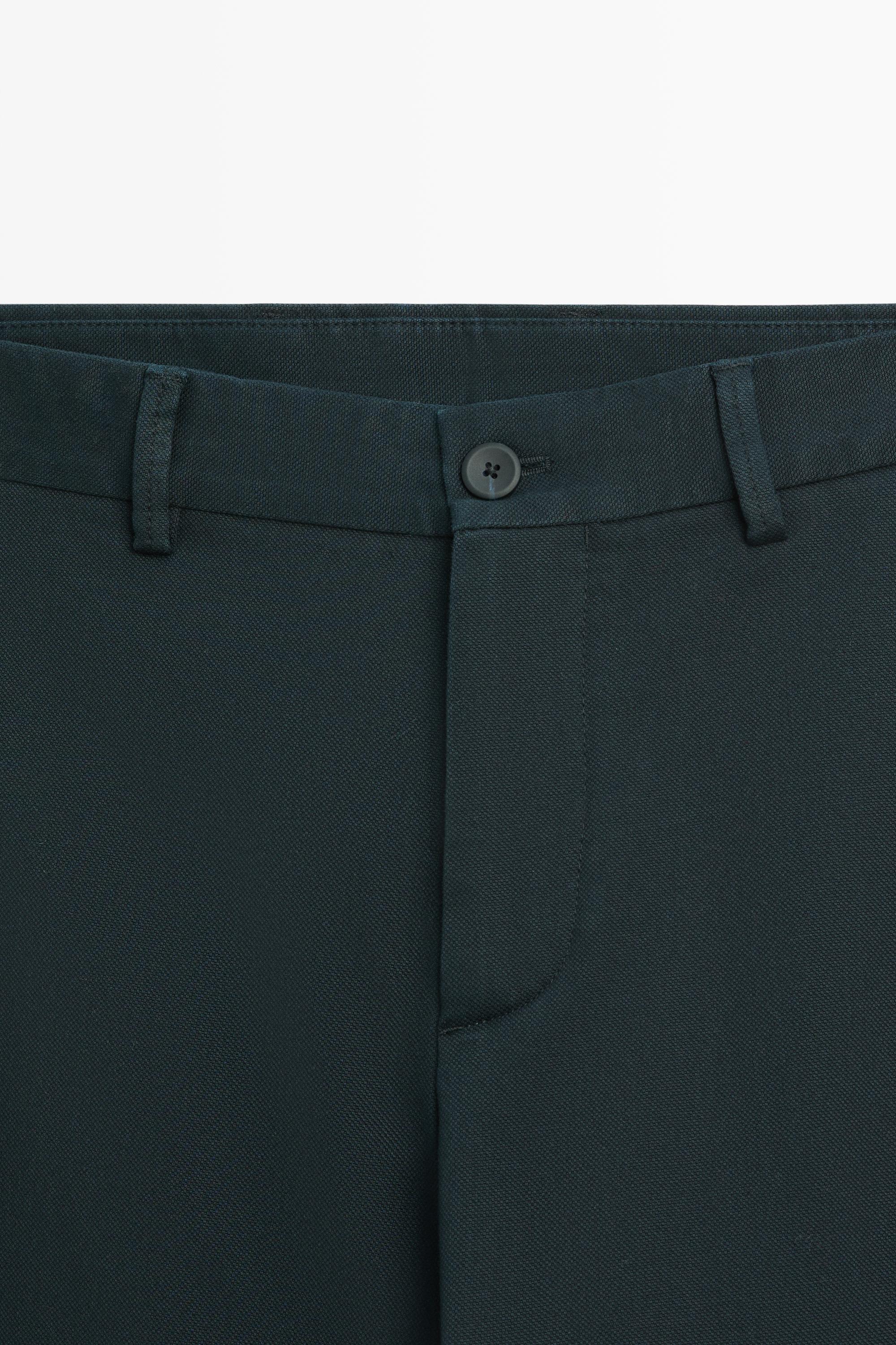 Slim fit pants — NAVY BLUE