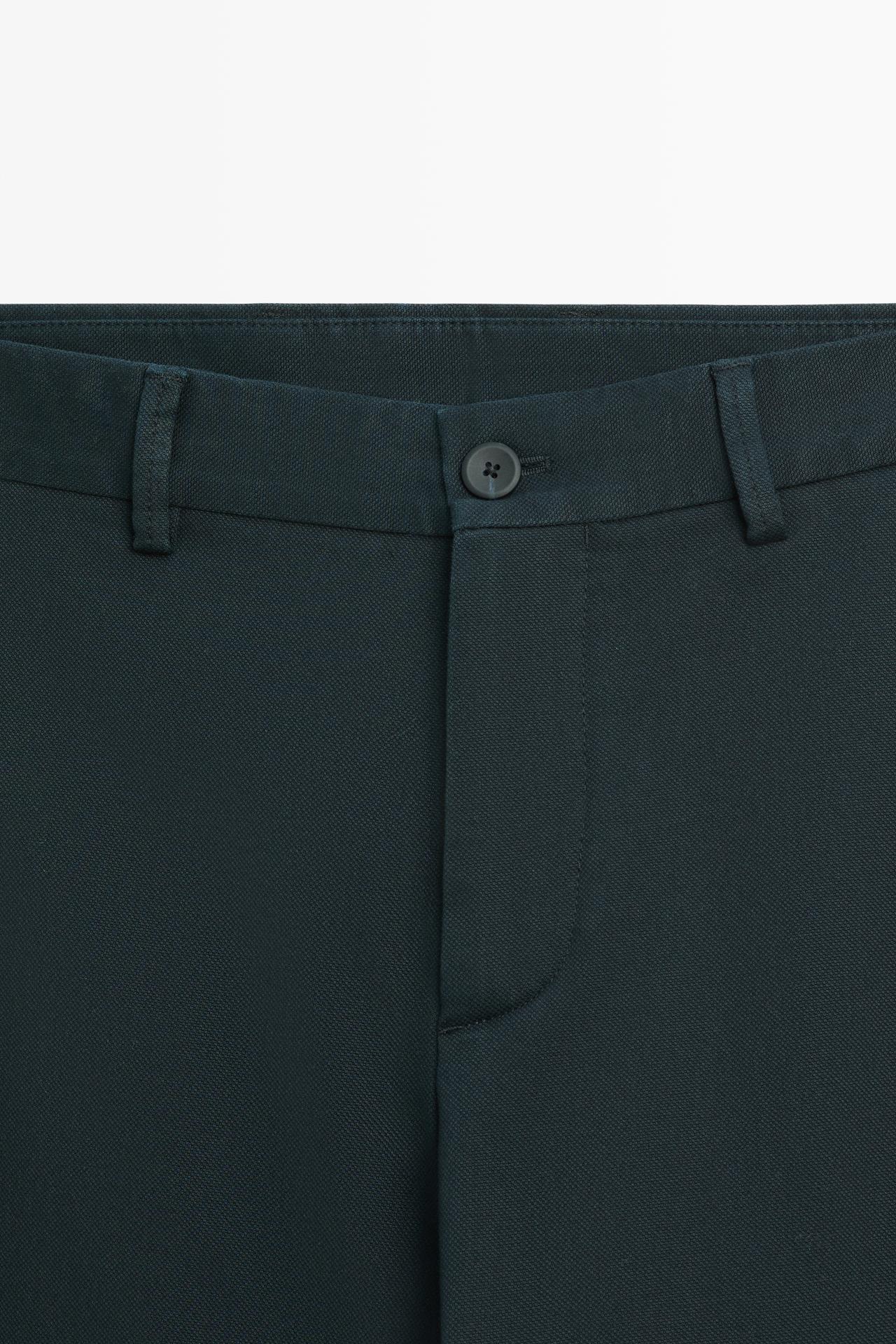 Slim fit pants — NAVY BLUE