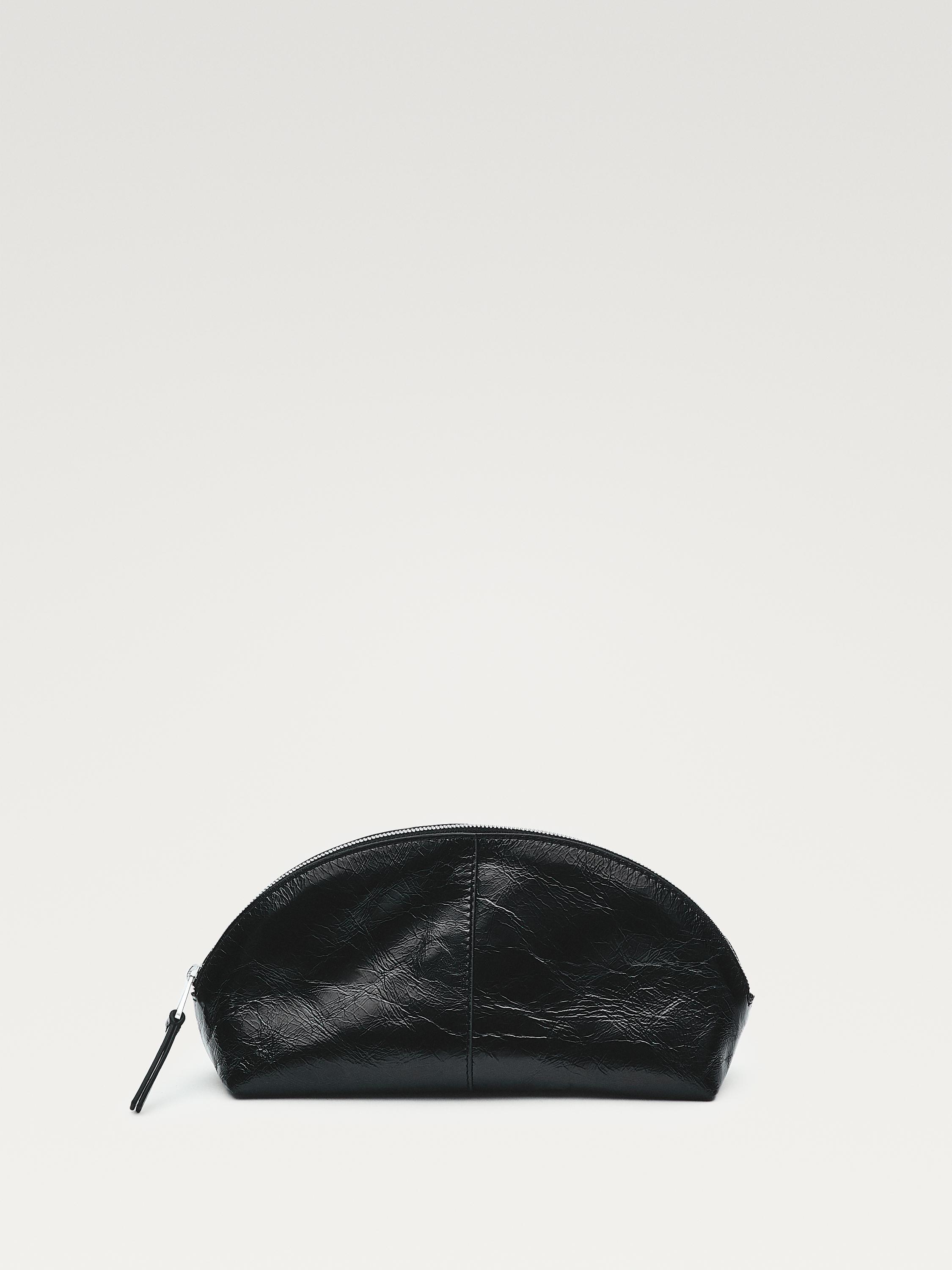Nappa leather toiletry bag