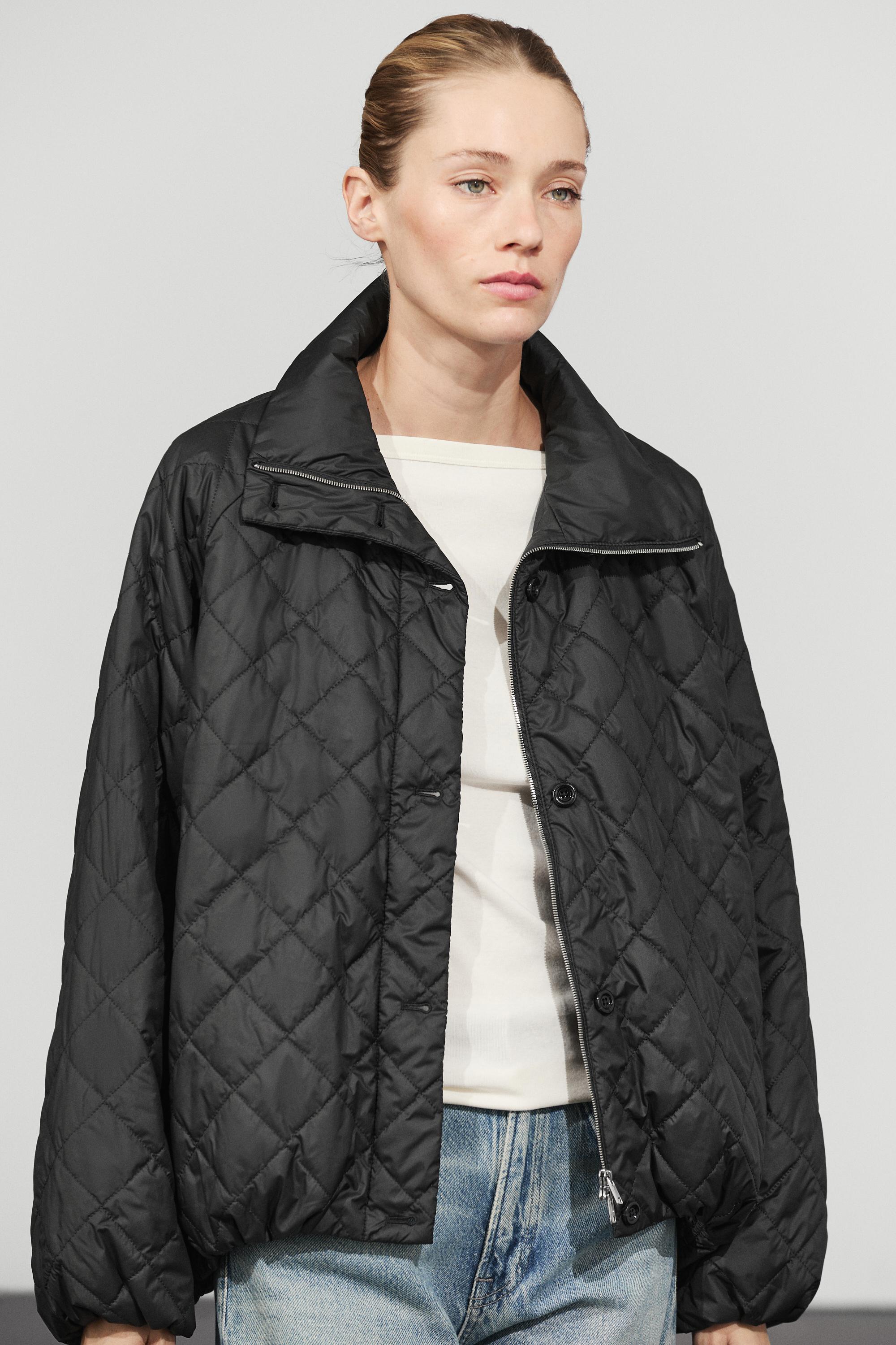 Bomber imbottito collo alto
