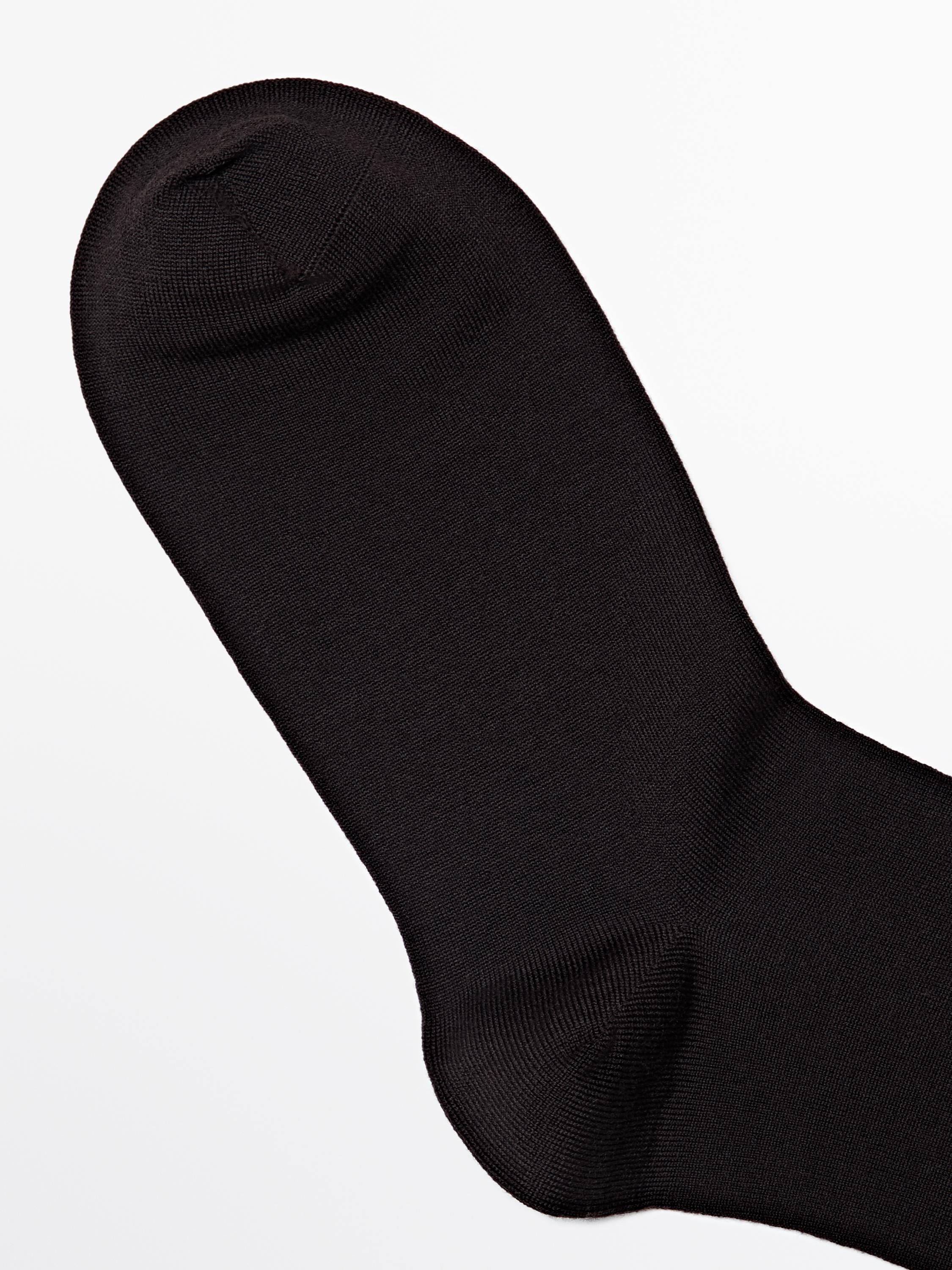 Wool blend socks