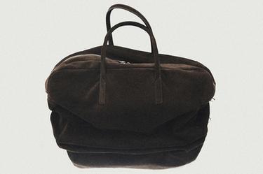 Suede leather travel bag - LIMITED EDITION — BROWN 4
