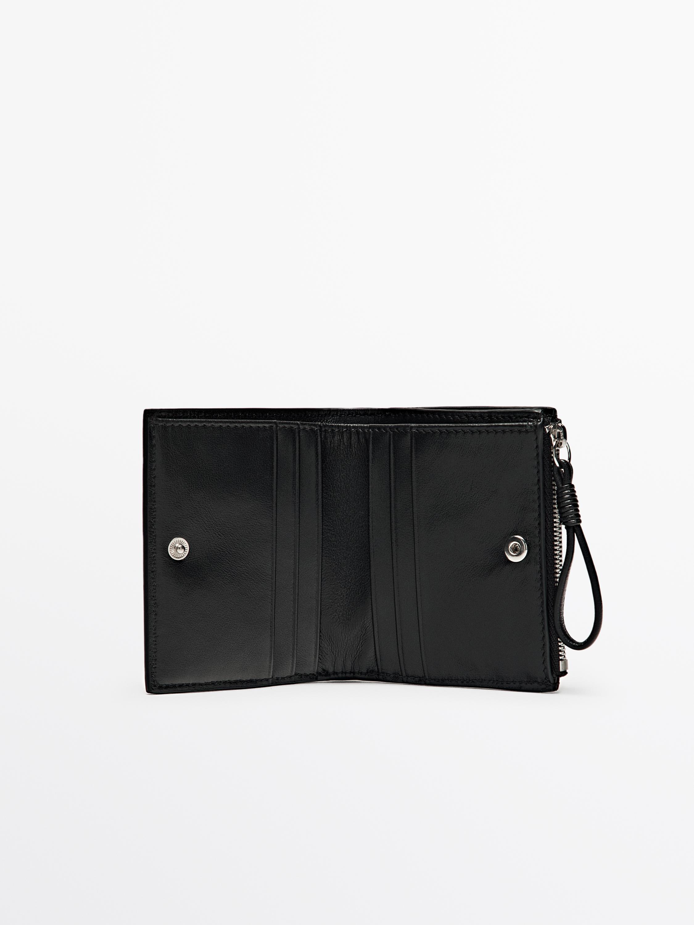 Cartera estampat animal pell