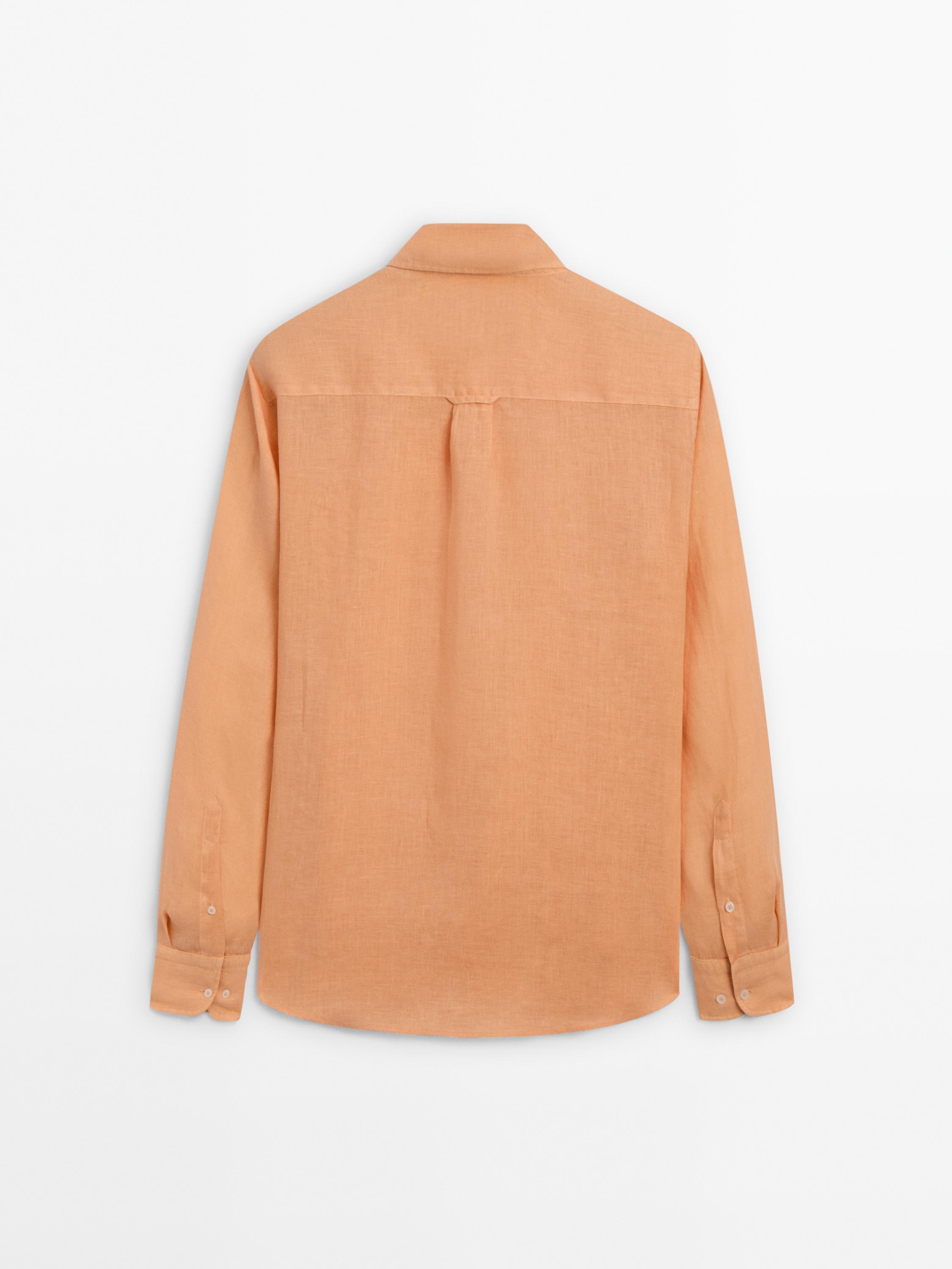 Chemise en lin légère regular fit