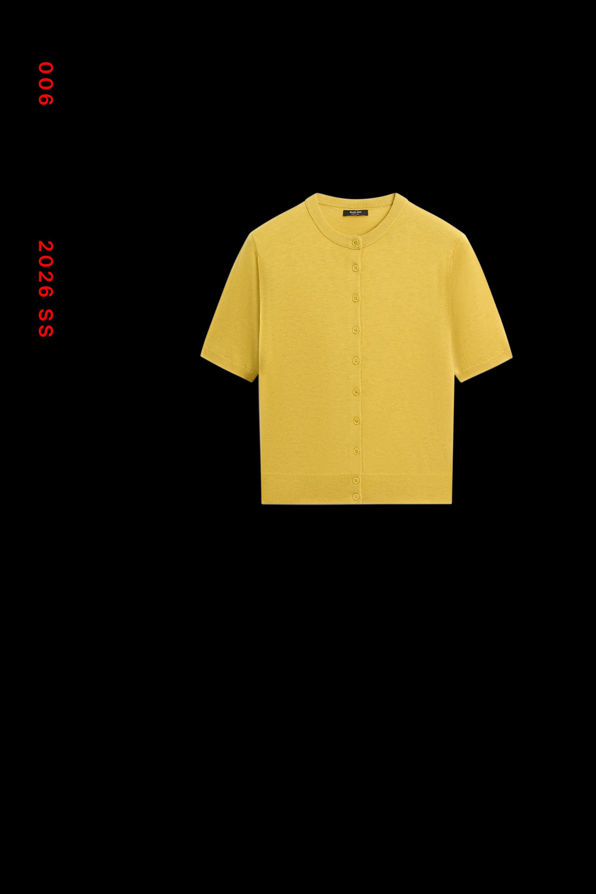 Short sleeve cardigan — LIME