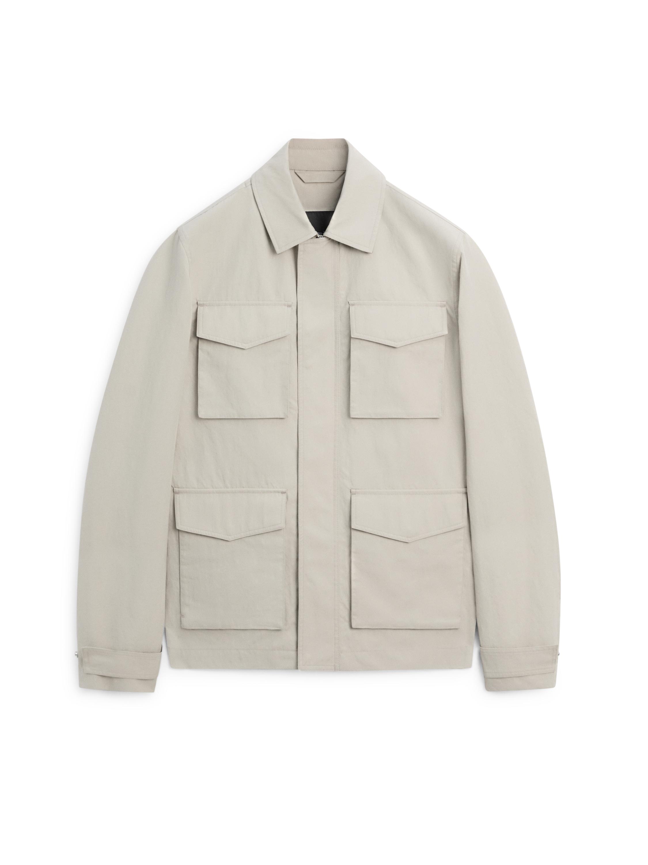 Jacket with pocket details — STONE