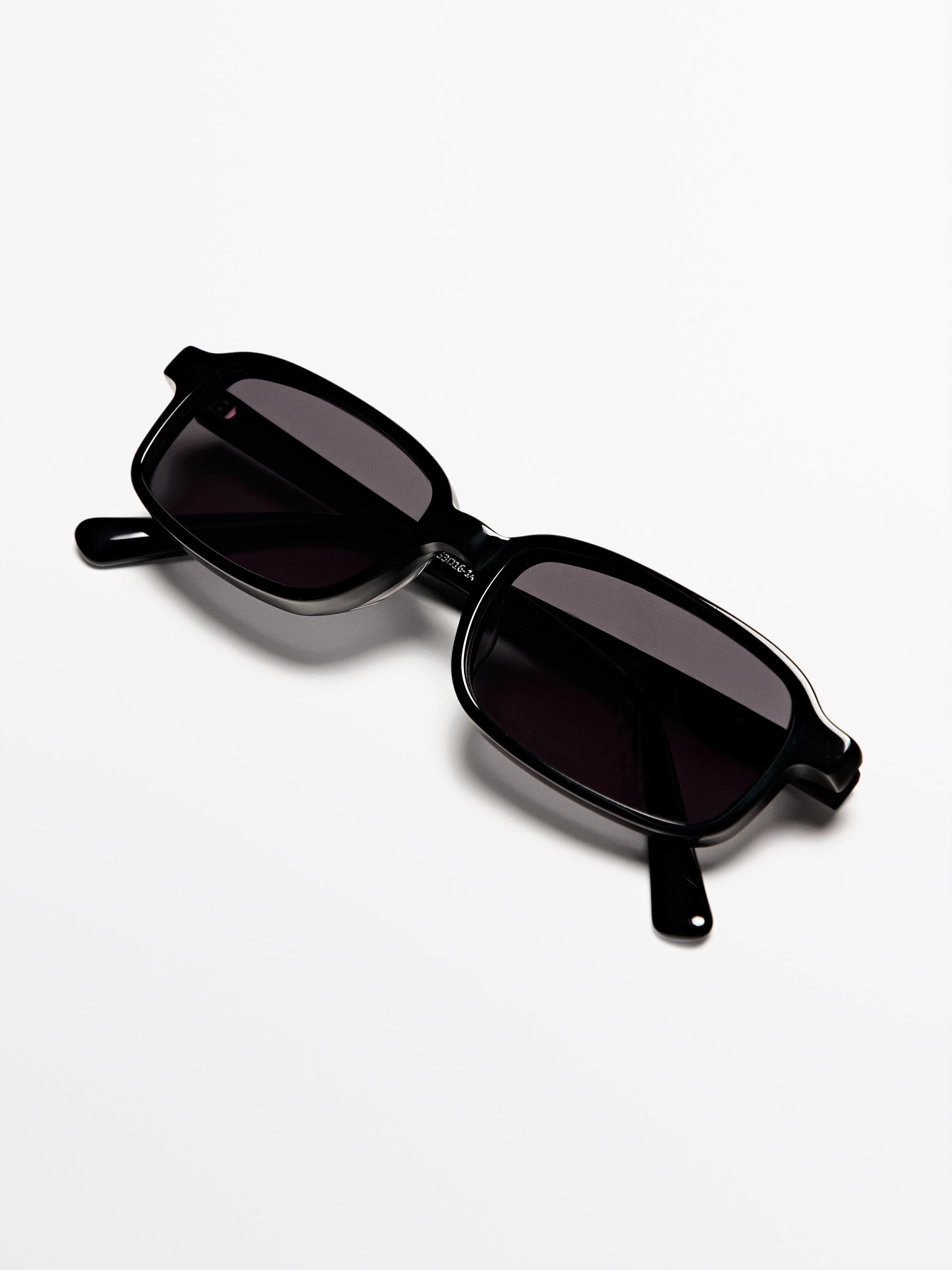Small rectangular sunglasses