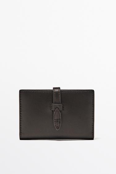 Nappa leather wallet — BROWN 1