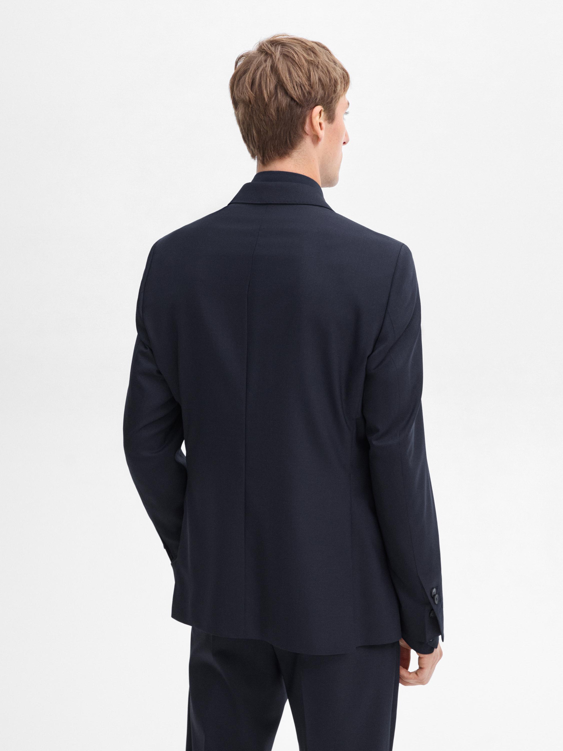 Veste de costume faux-uni 100 % laine