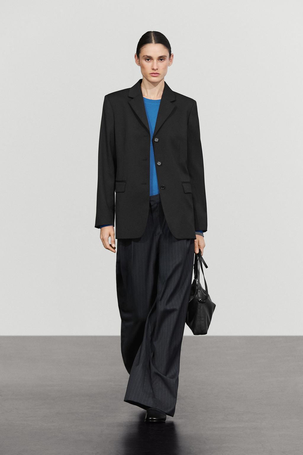 Massimo Dutti 100% soyuq yun blazer
