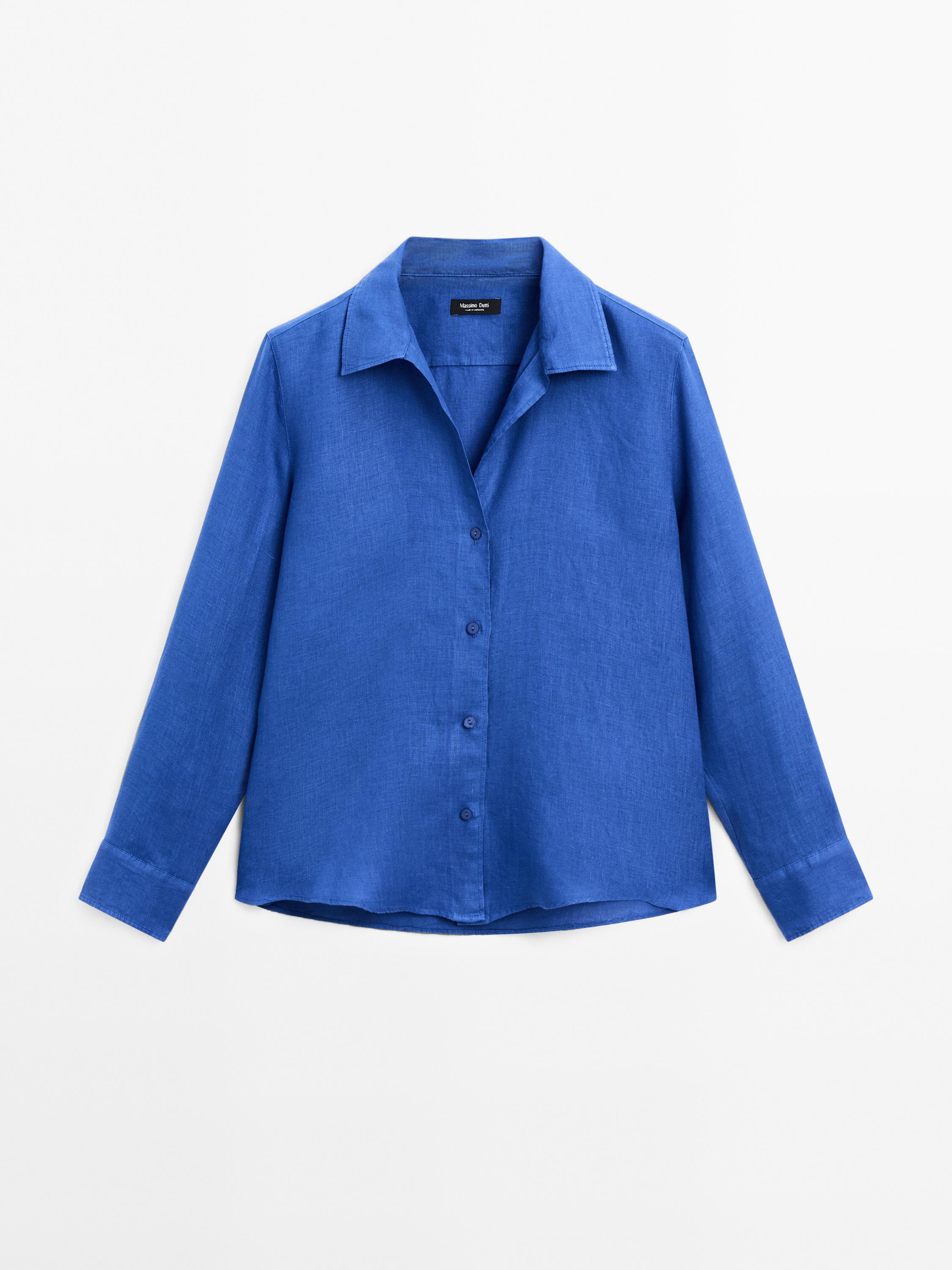 Long sleeve shirt 100% linen