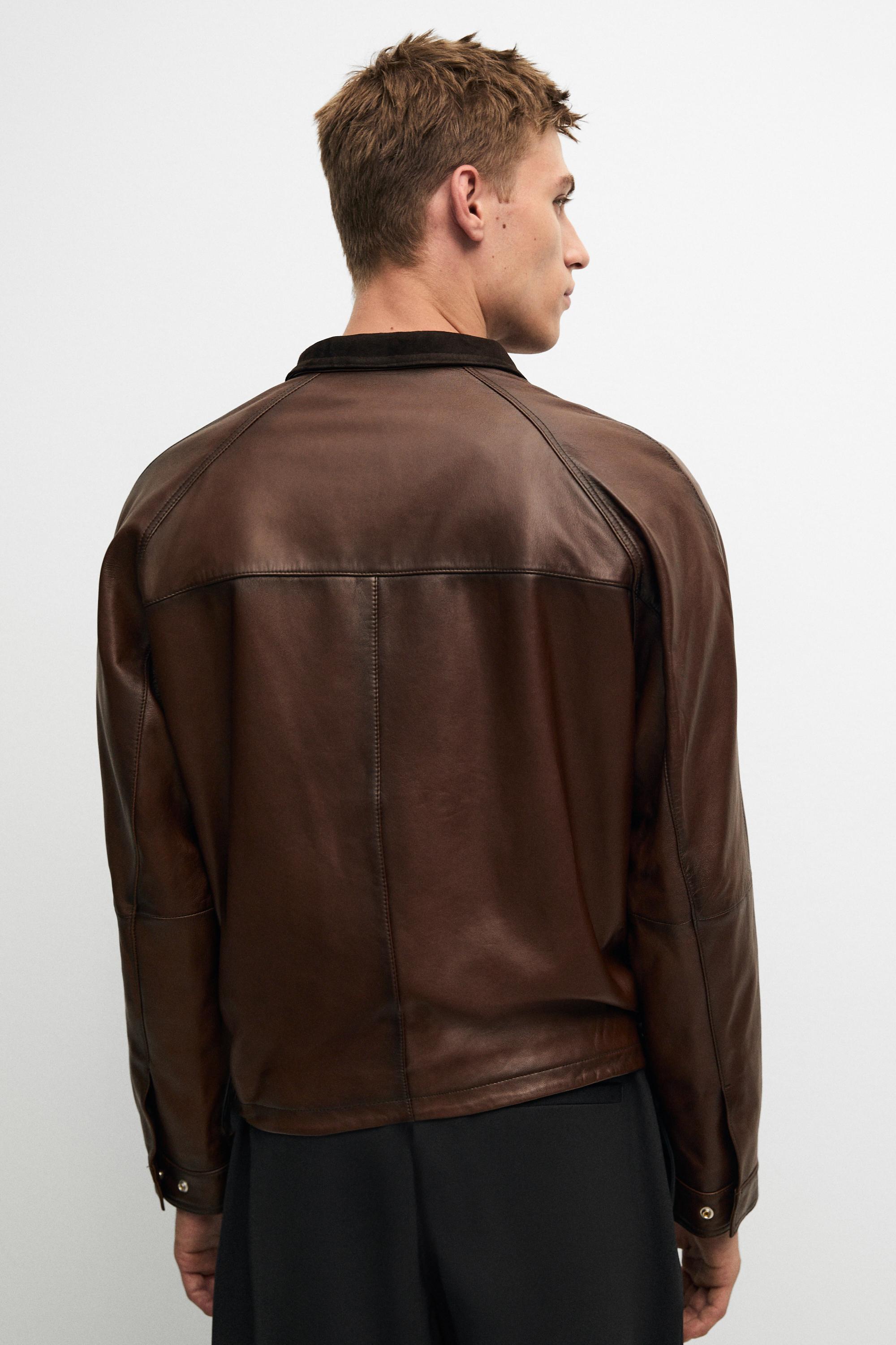 Men's Leather Jackets - Massimo Dutti - ES