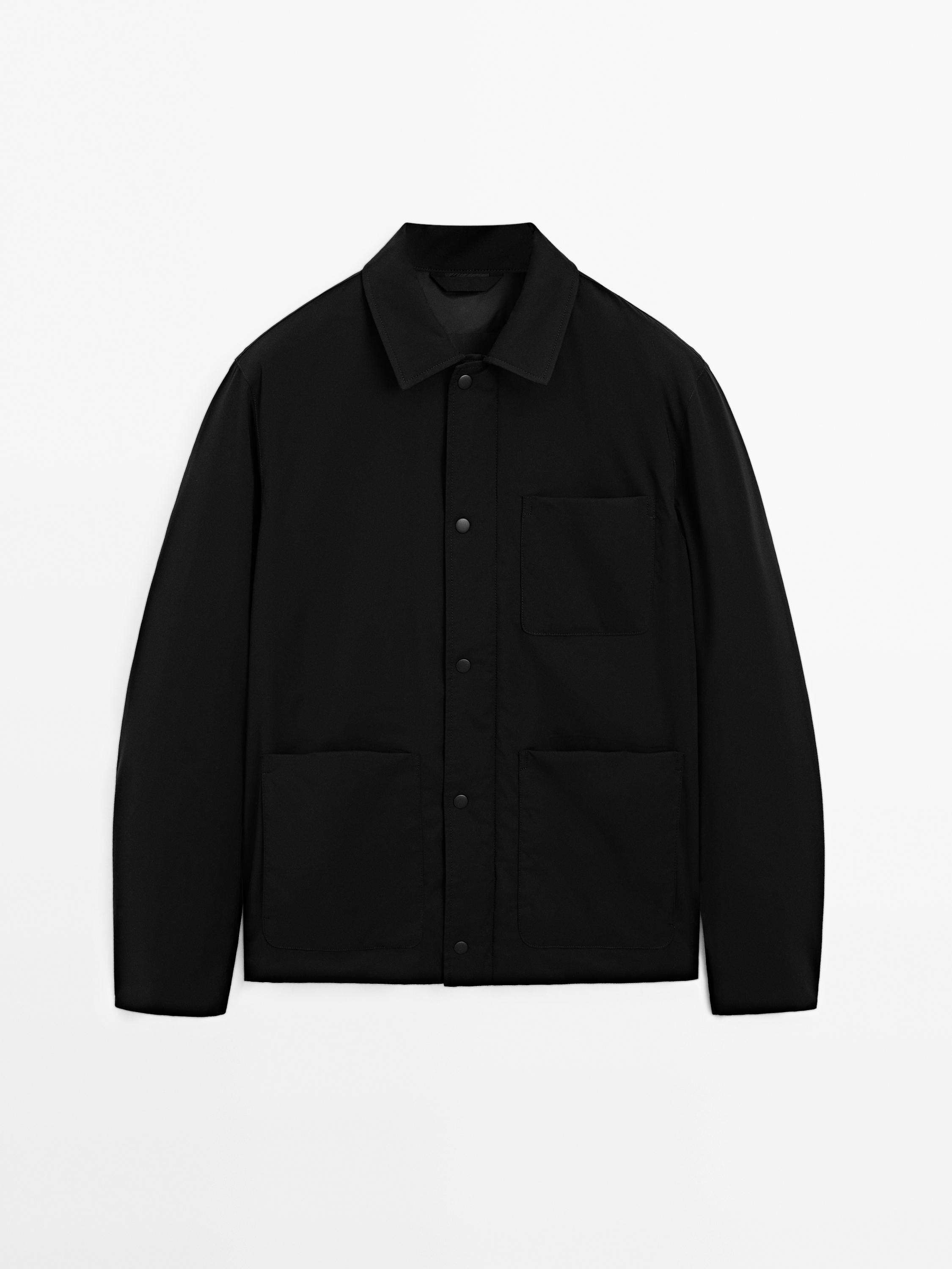 Water-repellent technical jacket