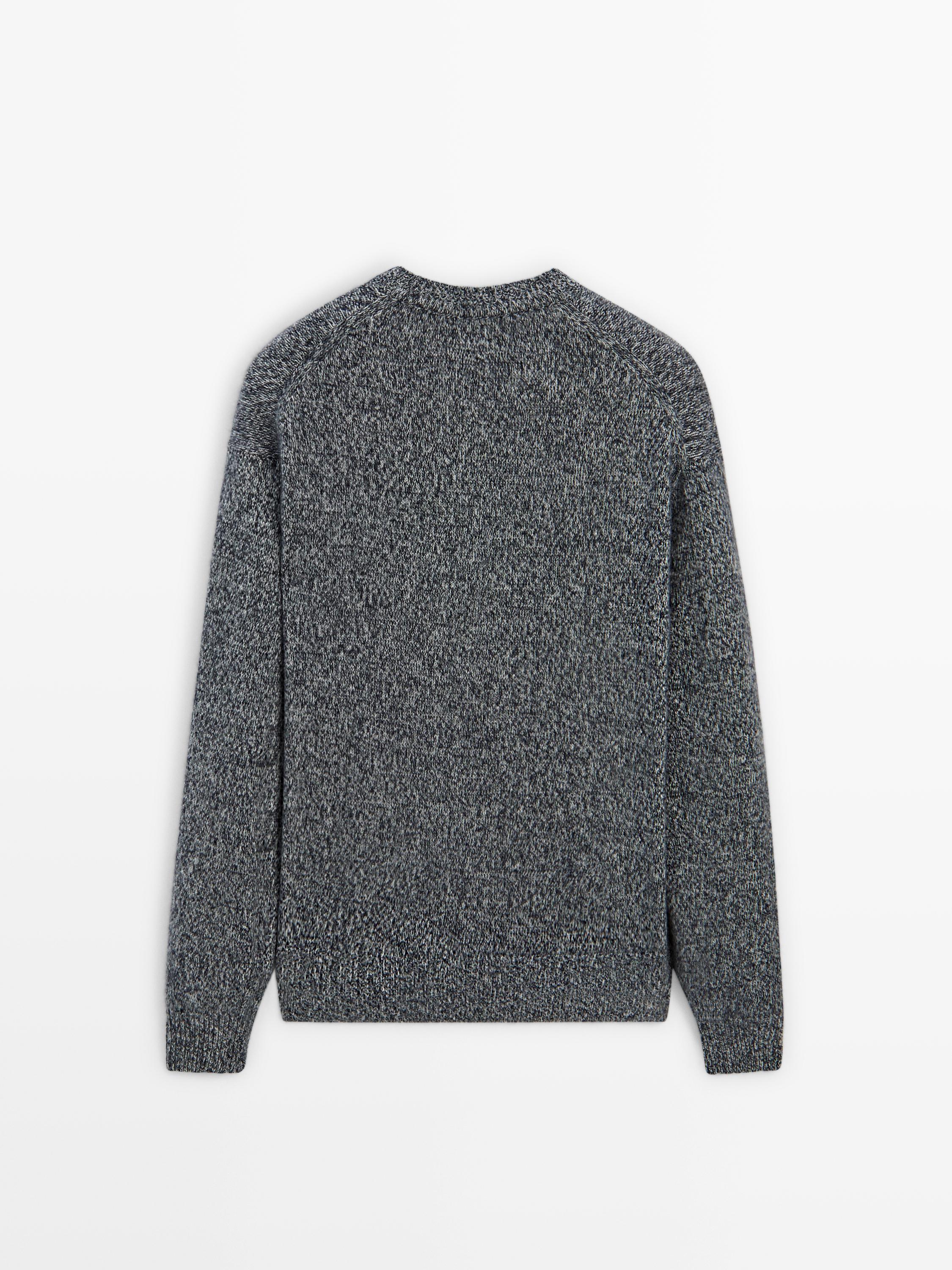 Pullover aus 100 % Kaschmir mit Rundausschnitt
