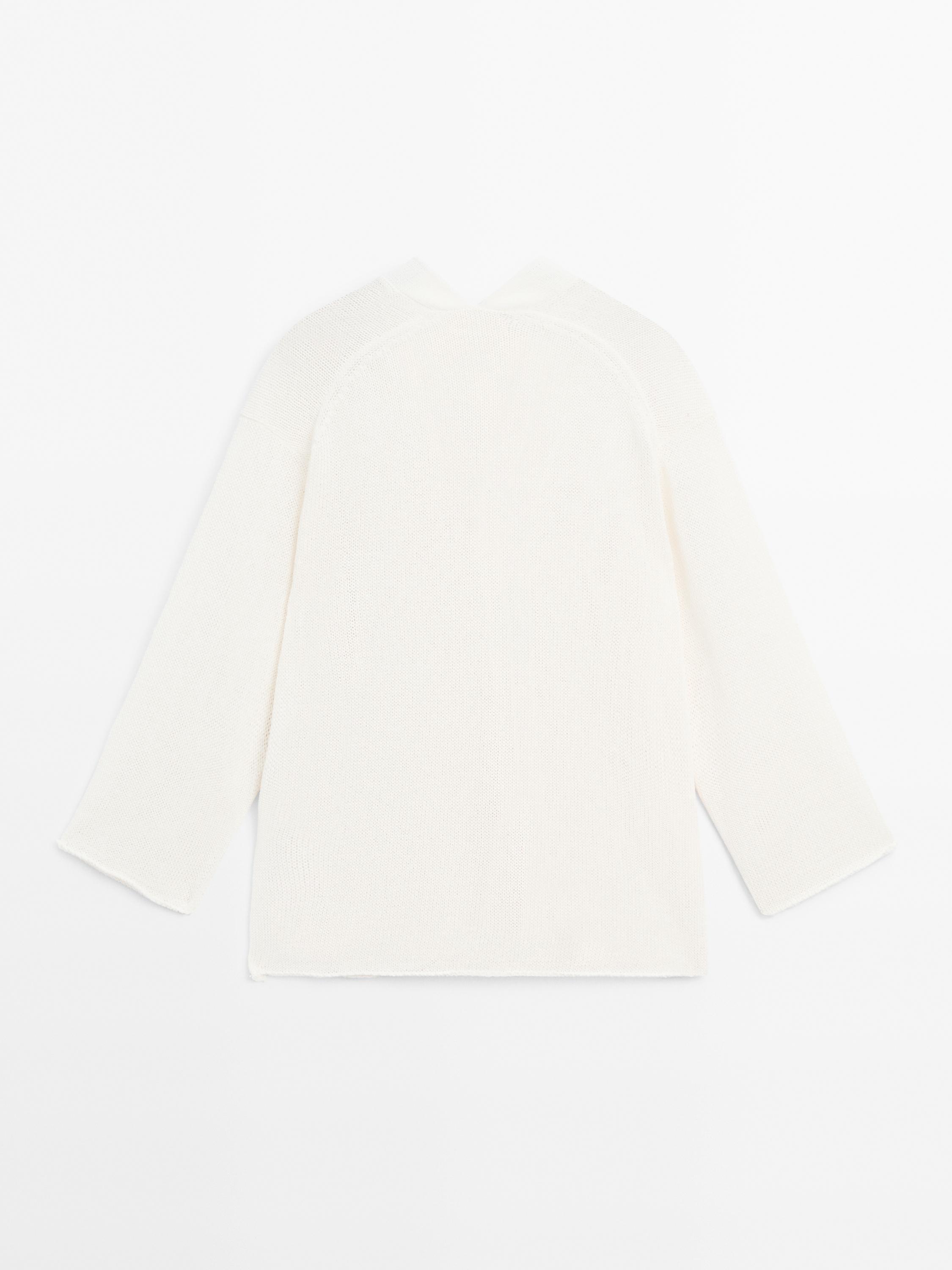 Oversize fine knit cardigan