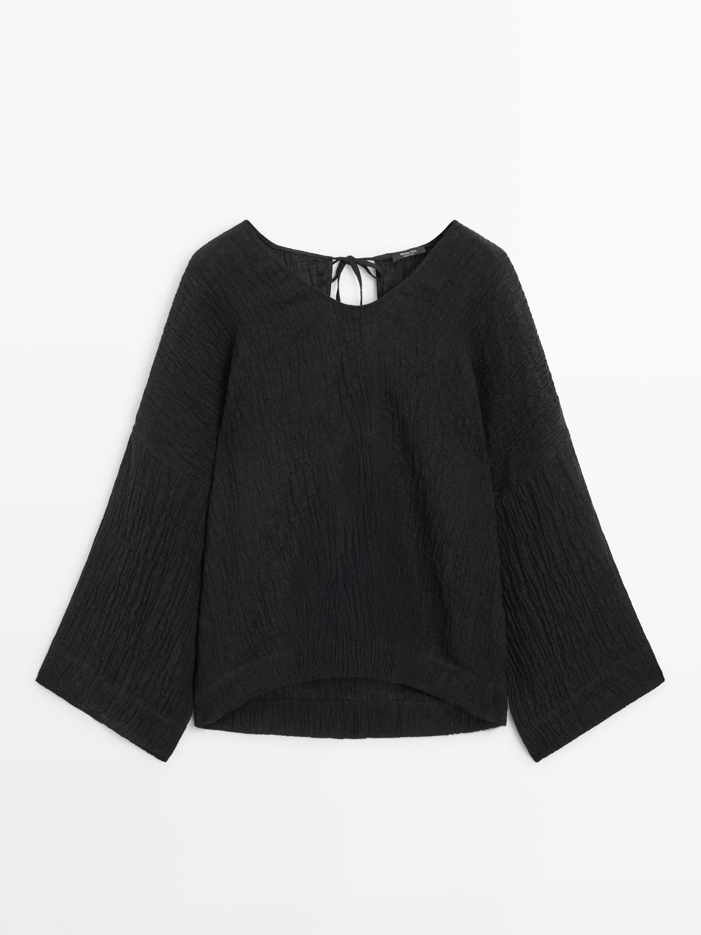 Blusa fluida 100% lino