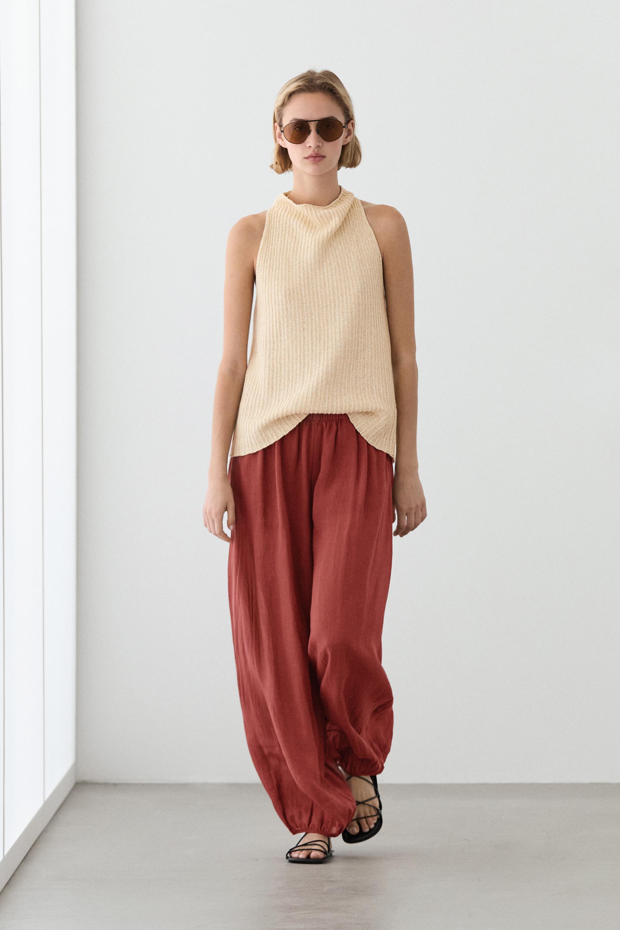 Flowing sarouel trousers