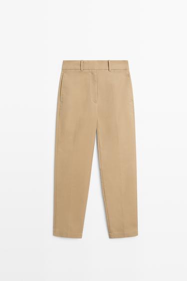 Adjustable tab trousers - STUDIO — CAMEL 2
