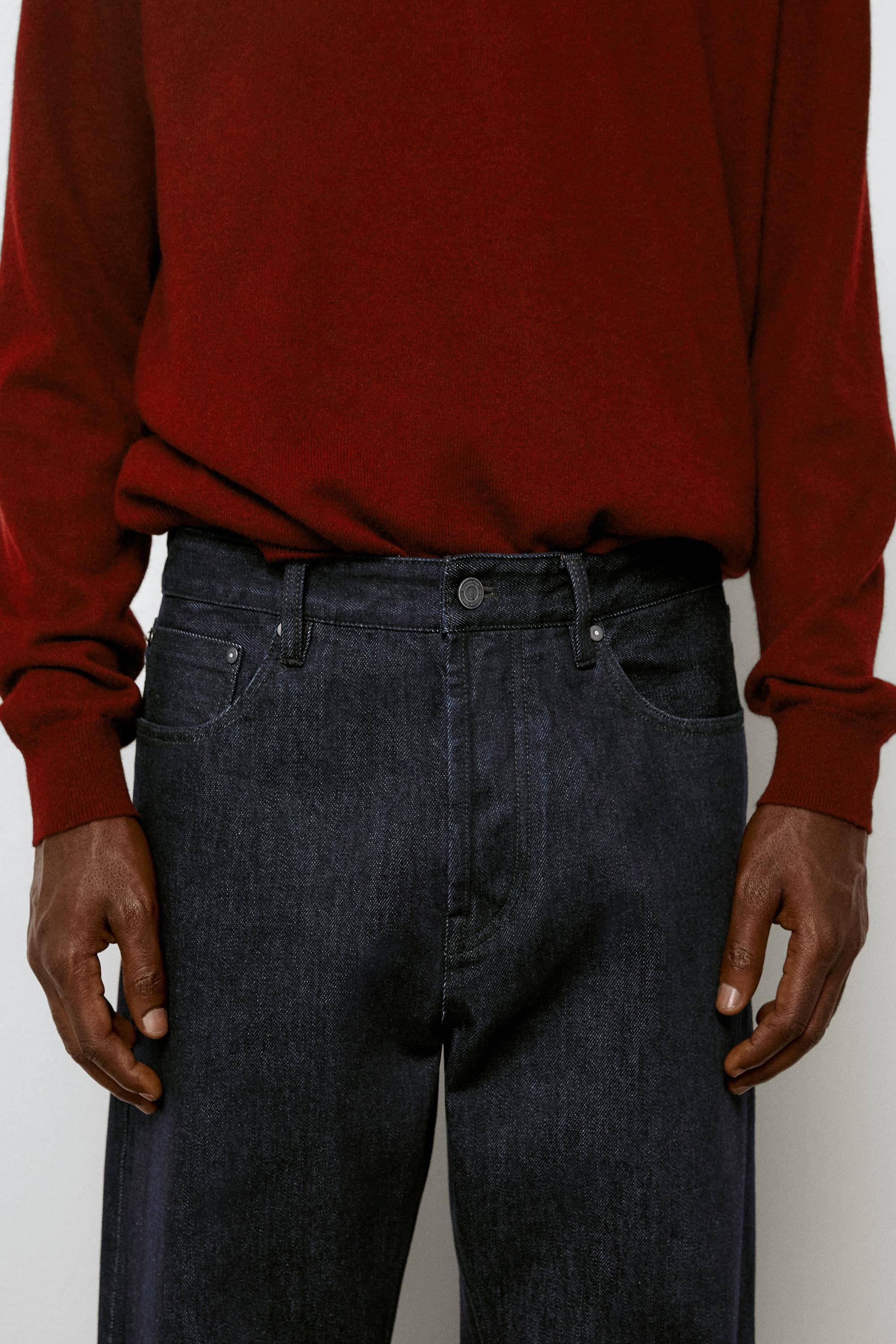 Selvedge fit jeans — NAVY BLUE