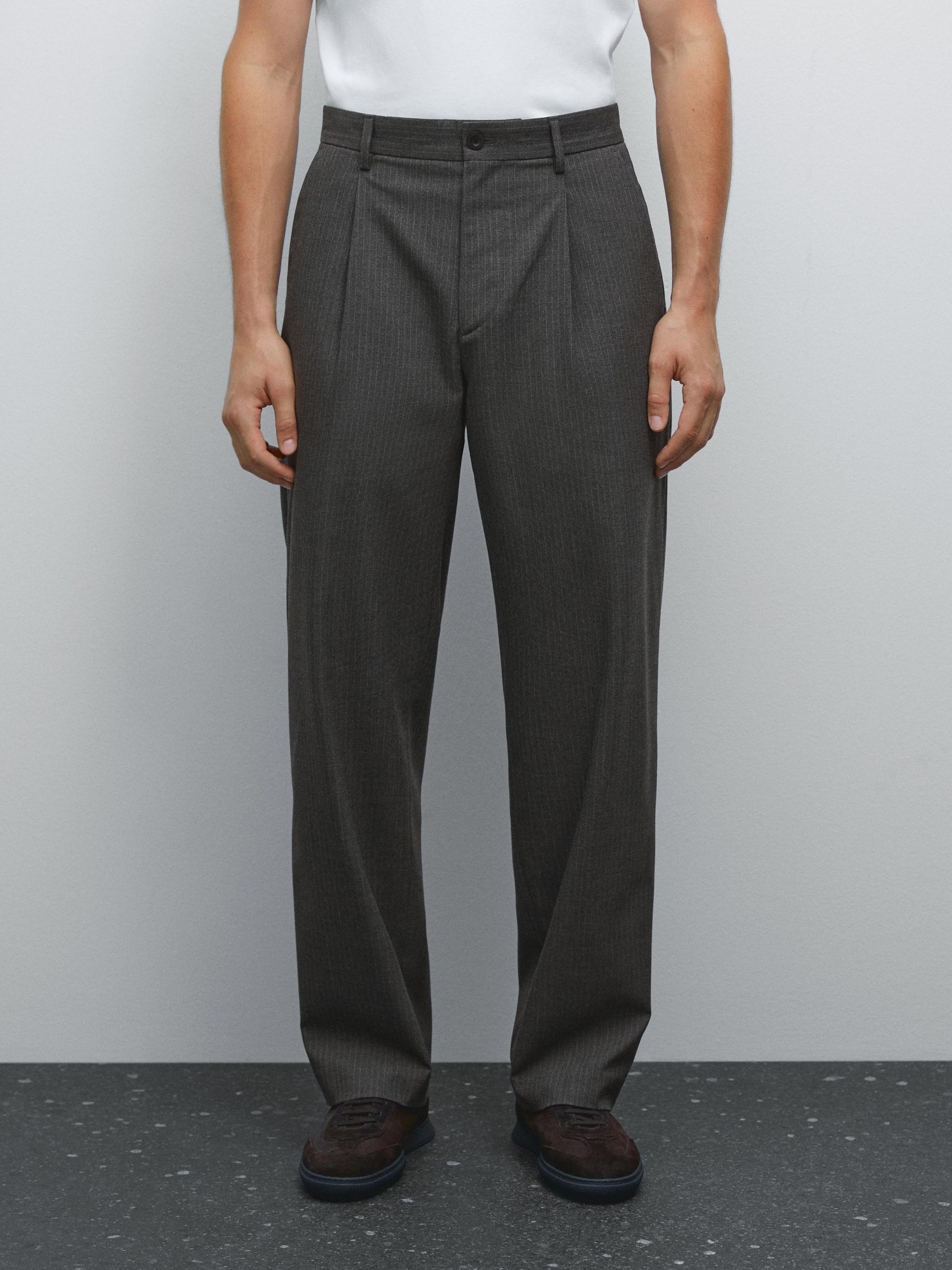 Pantalón raya diplomática relaxed fit