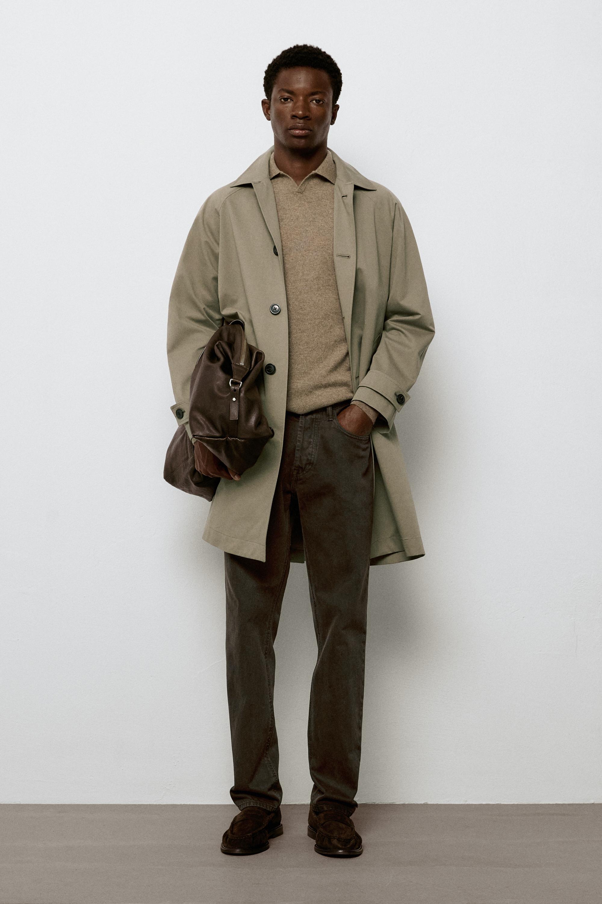 Tapered fit jeans — Chocolate