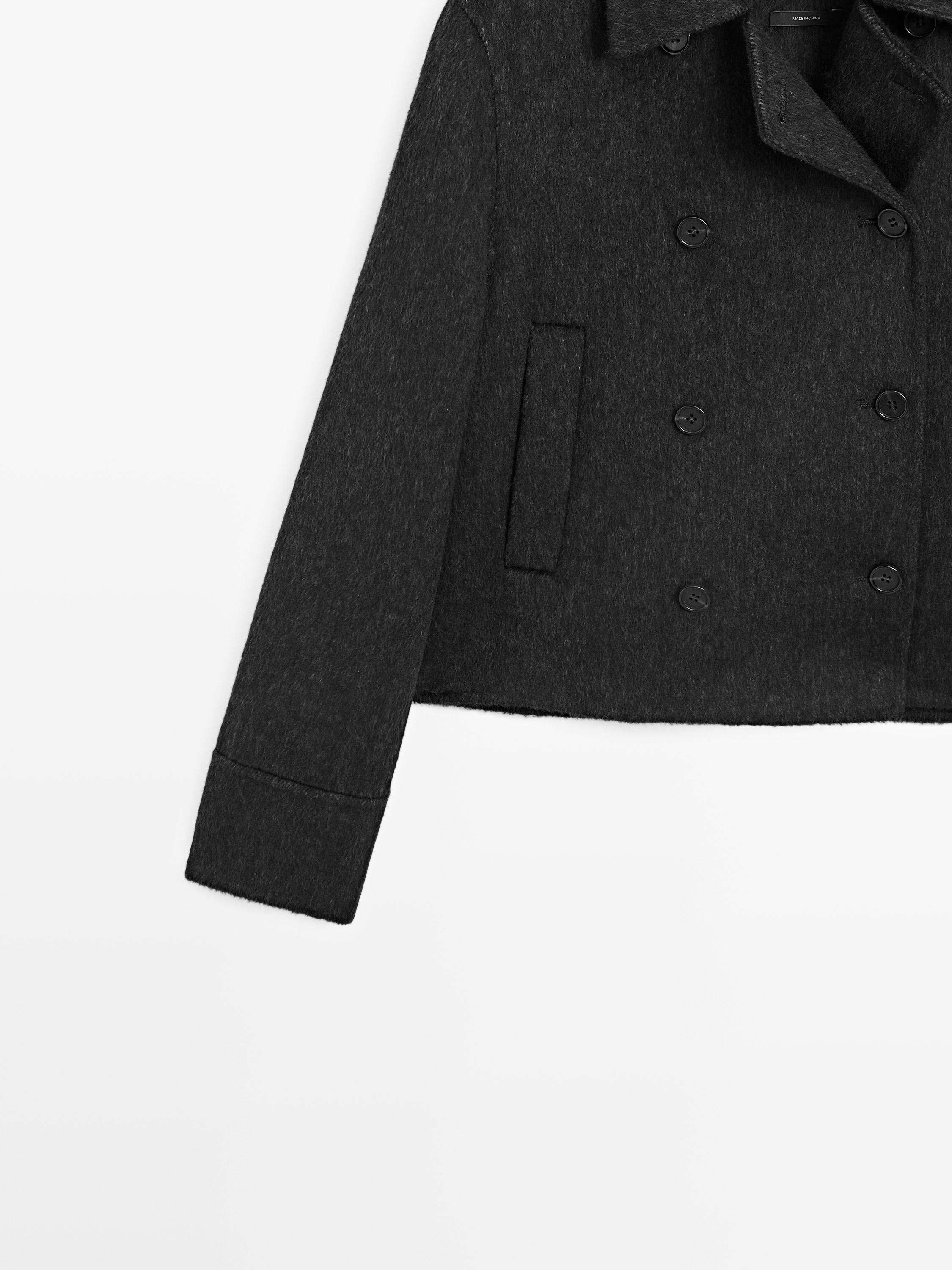 Short faux fur coat