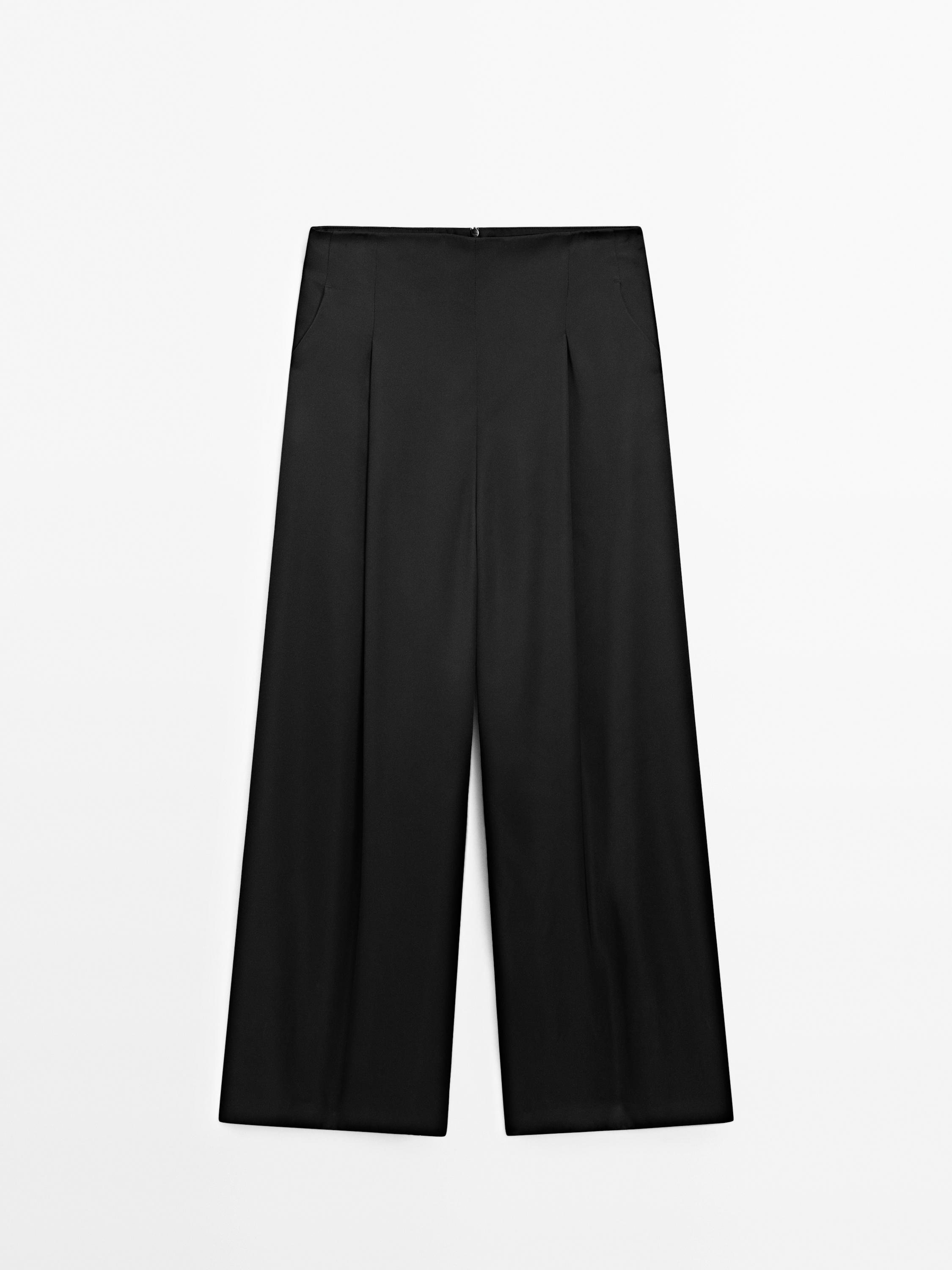 Pantalón ancho satinado - STUDIO