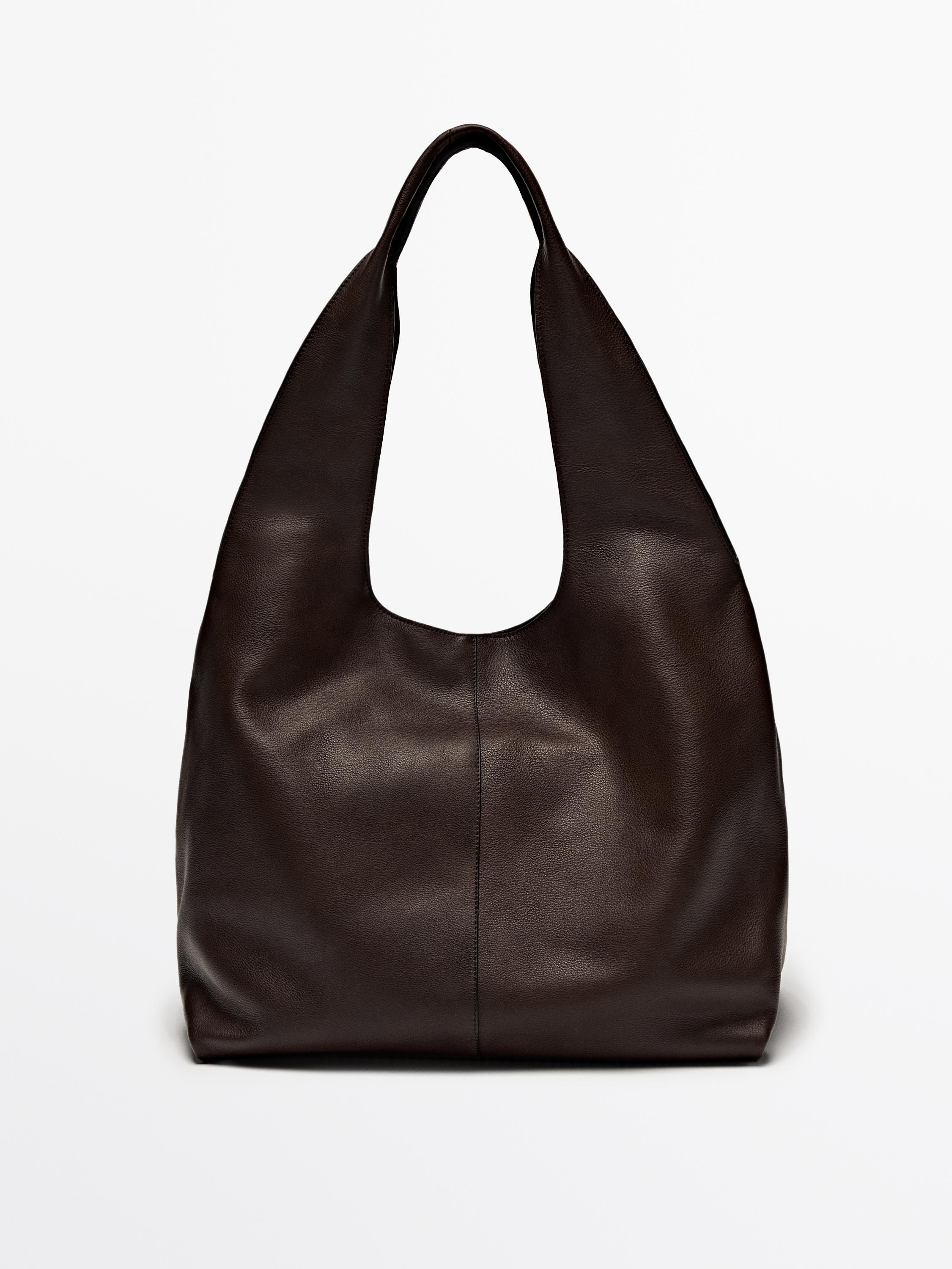 Nappa leather tote bag