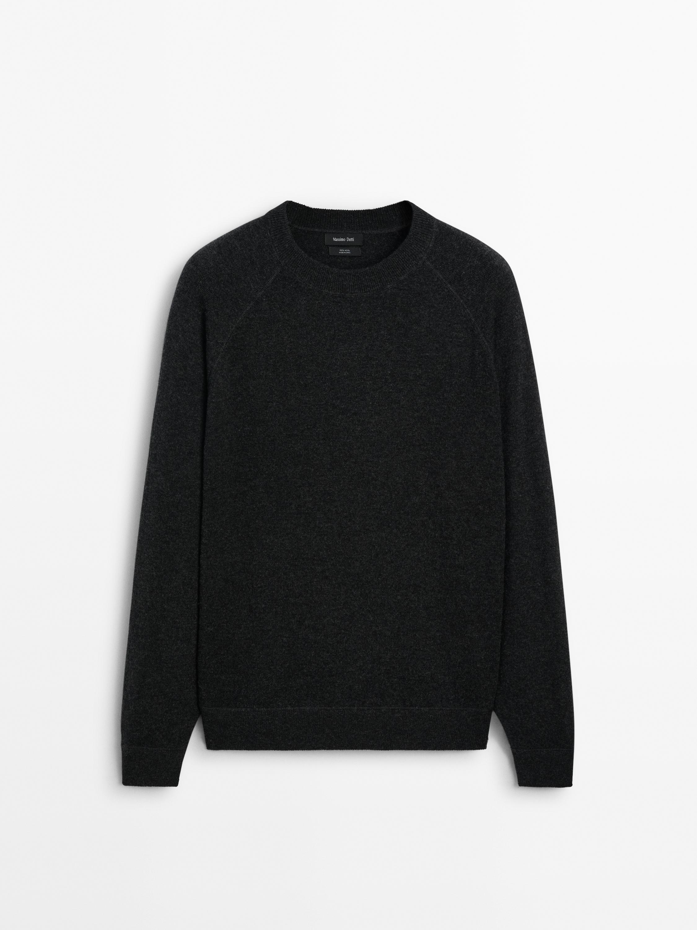 100% wool knit sweater