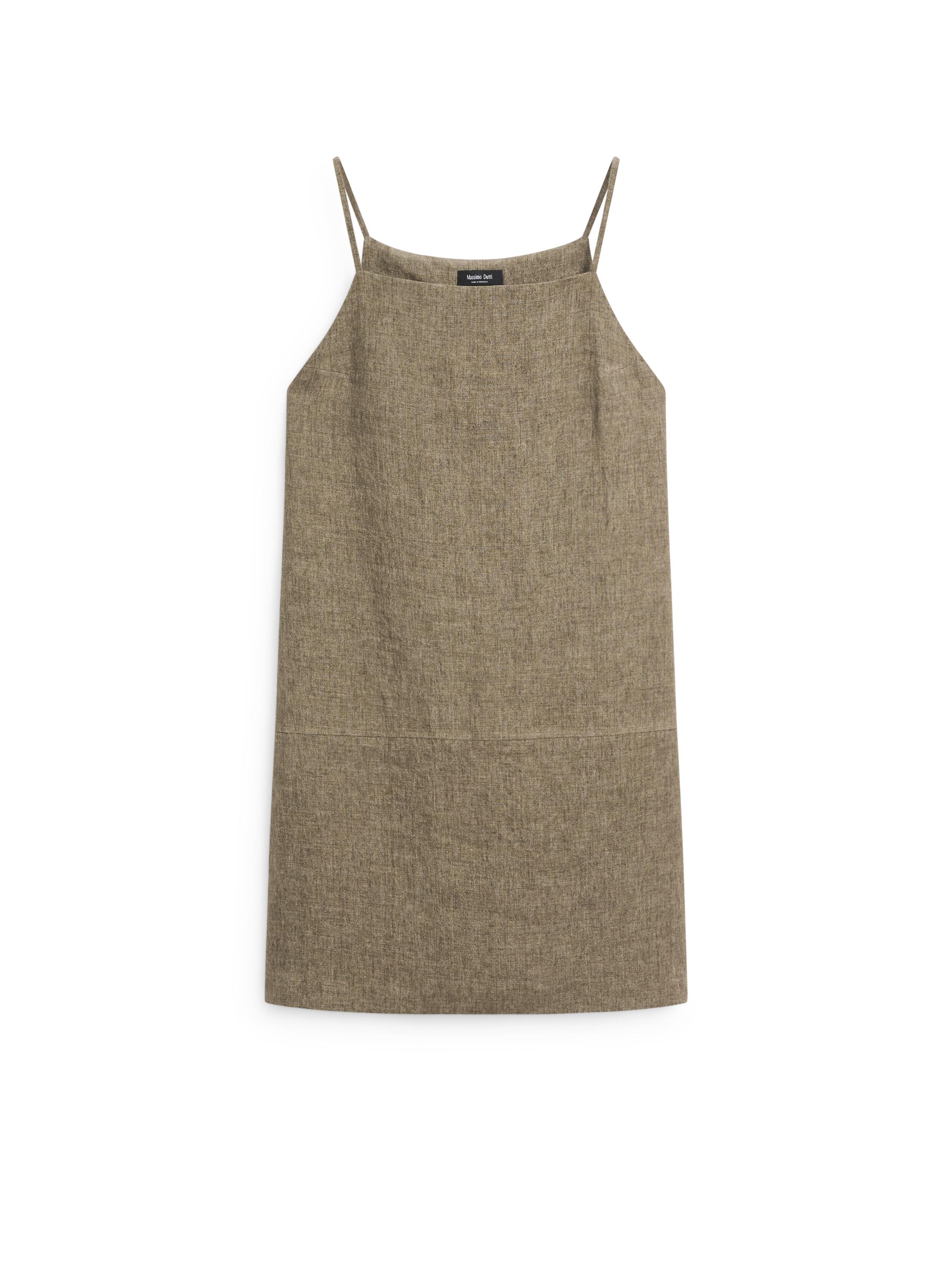 massimo dutti green linen dress Keep It Up Green Puff Sleeve Maxi Dress – Shop the Mint