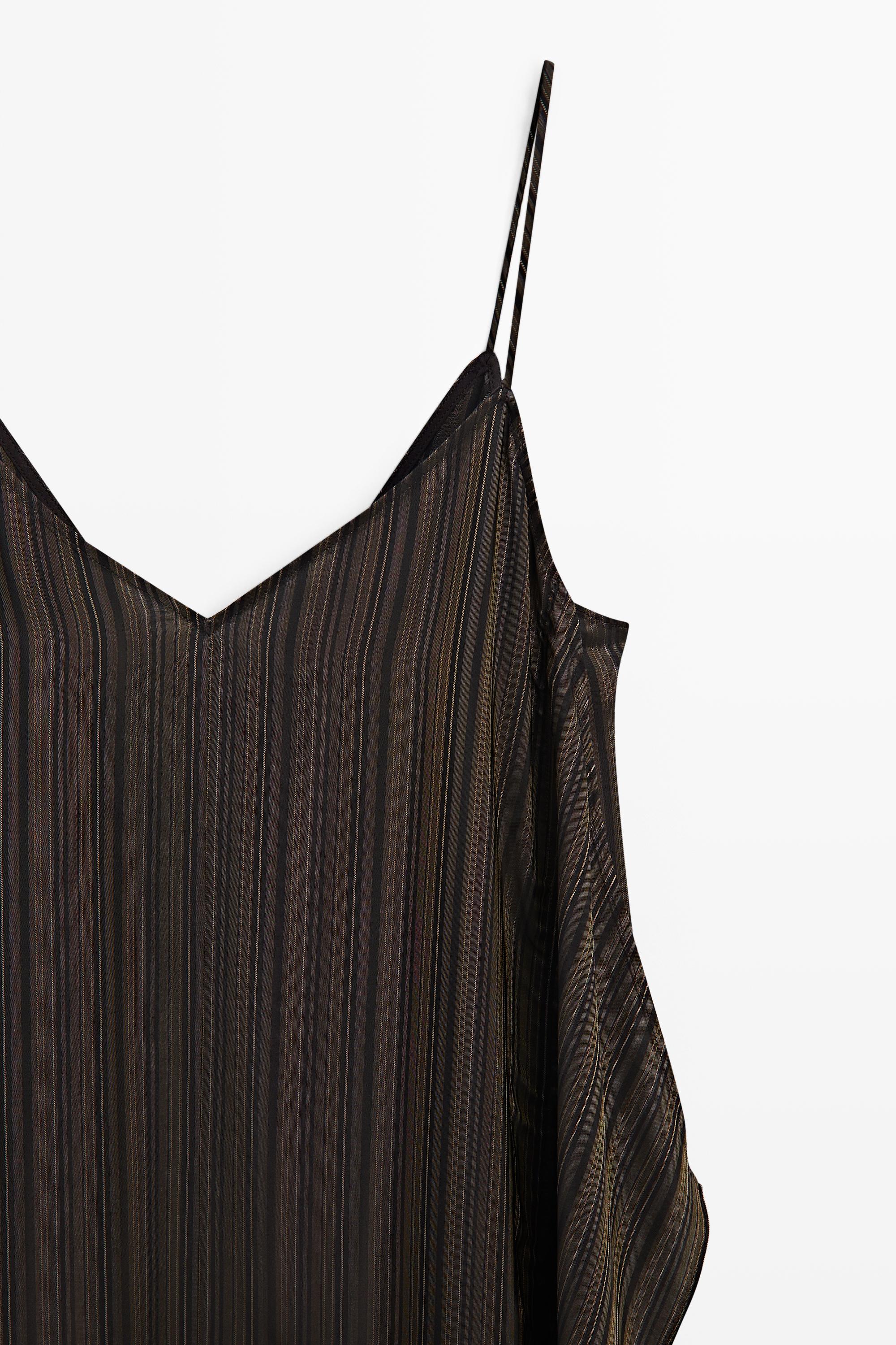Asymmetrical flowing midi dress — DARK GREY