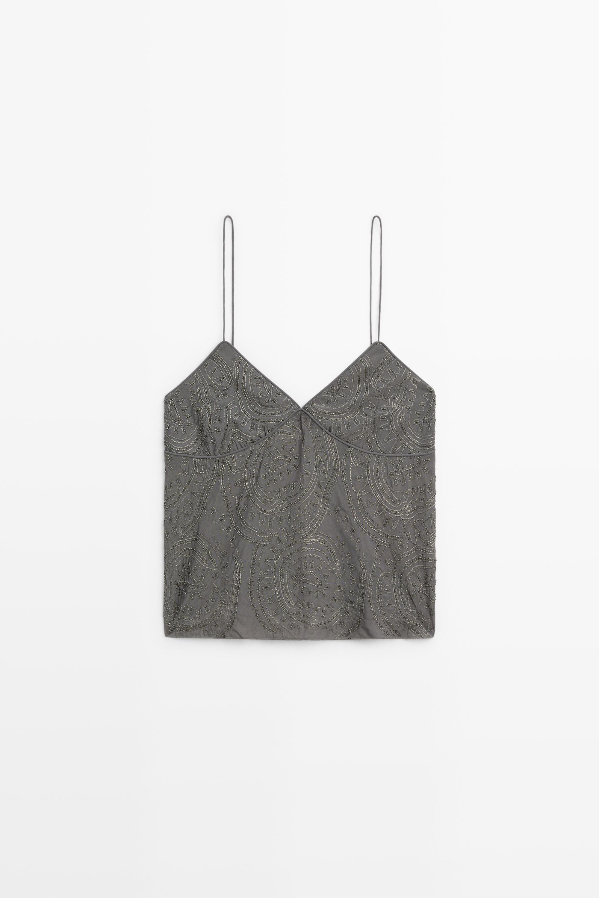 Top tirantes detalle bordados