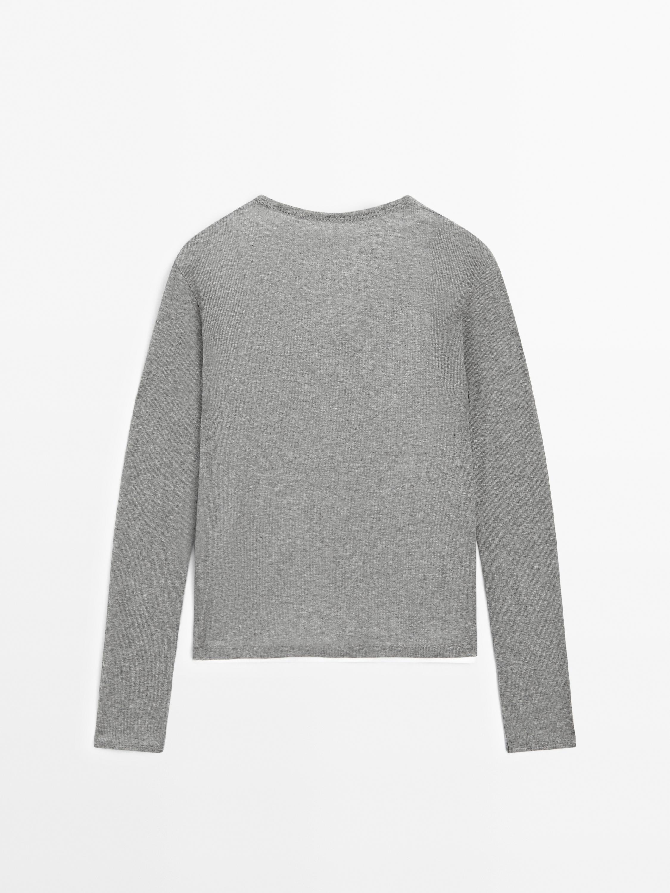 T-shirt double col boutonné