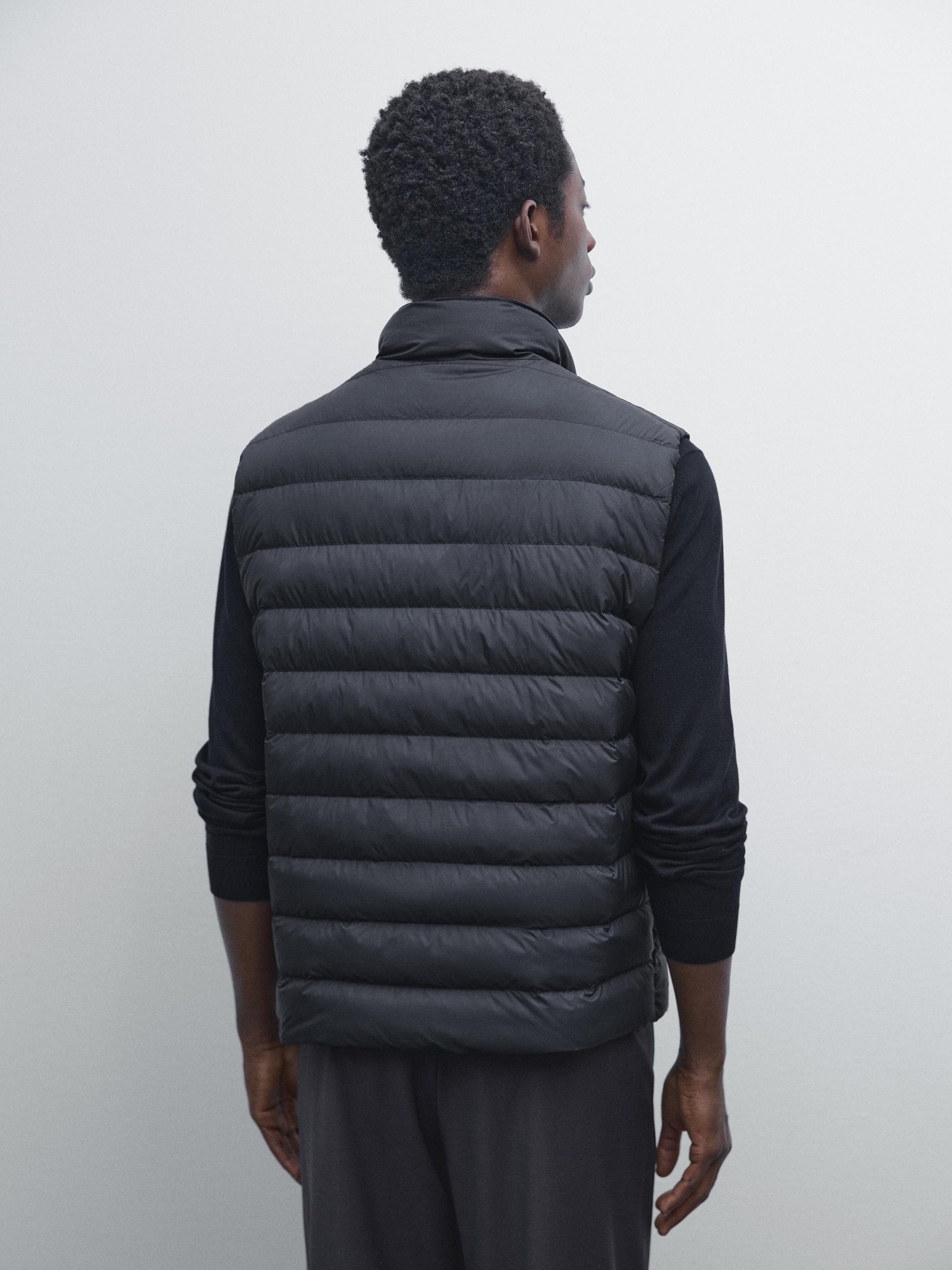 Water-repellent reversible gilet