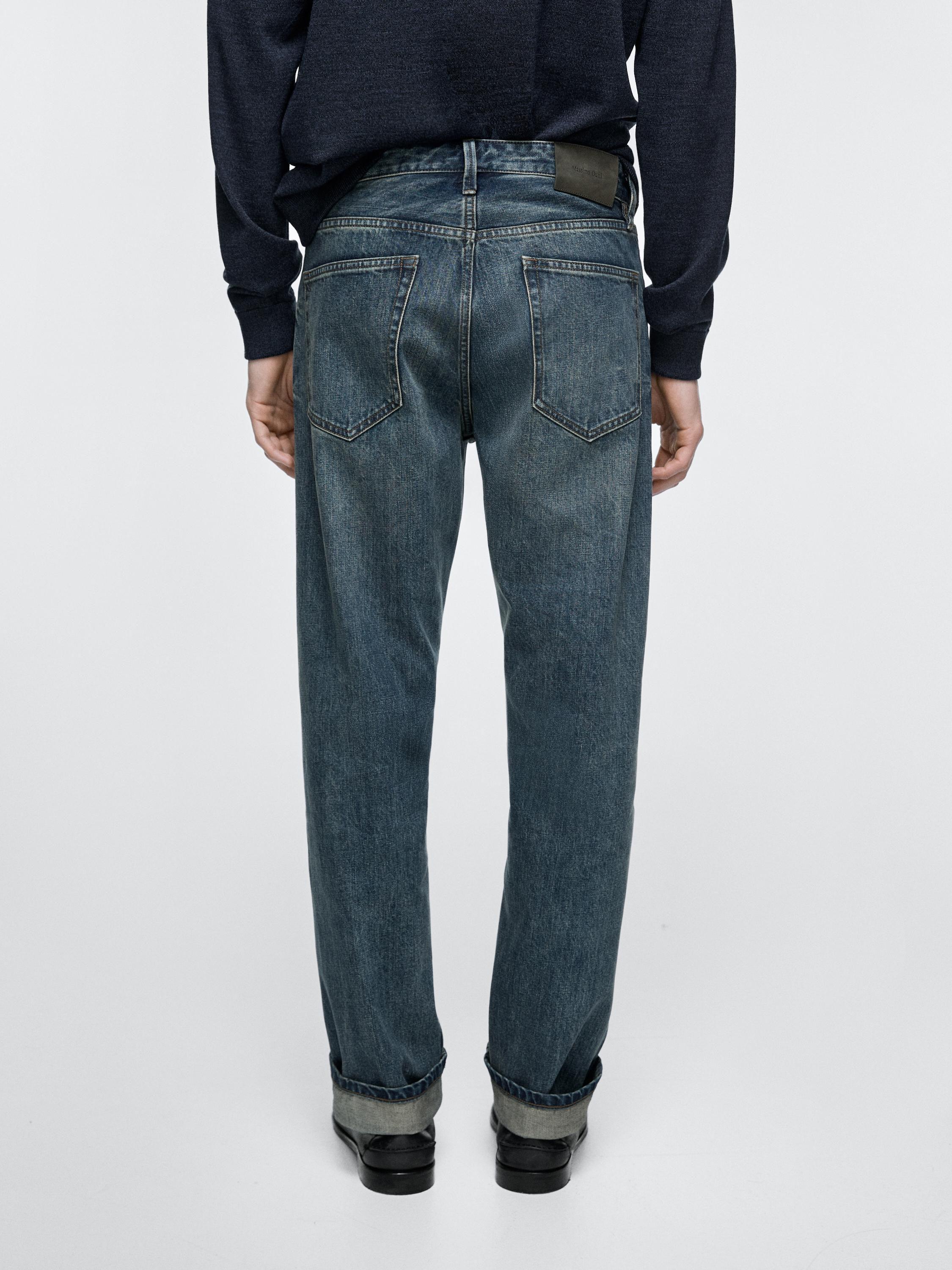 Selvedge fit jeans — MEDIUM BLUE
