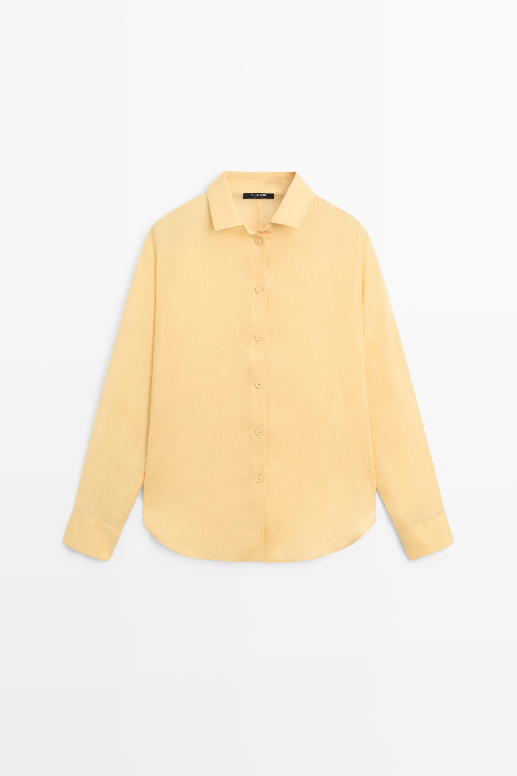 Camicia fluida 100% ramiè