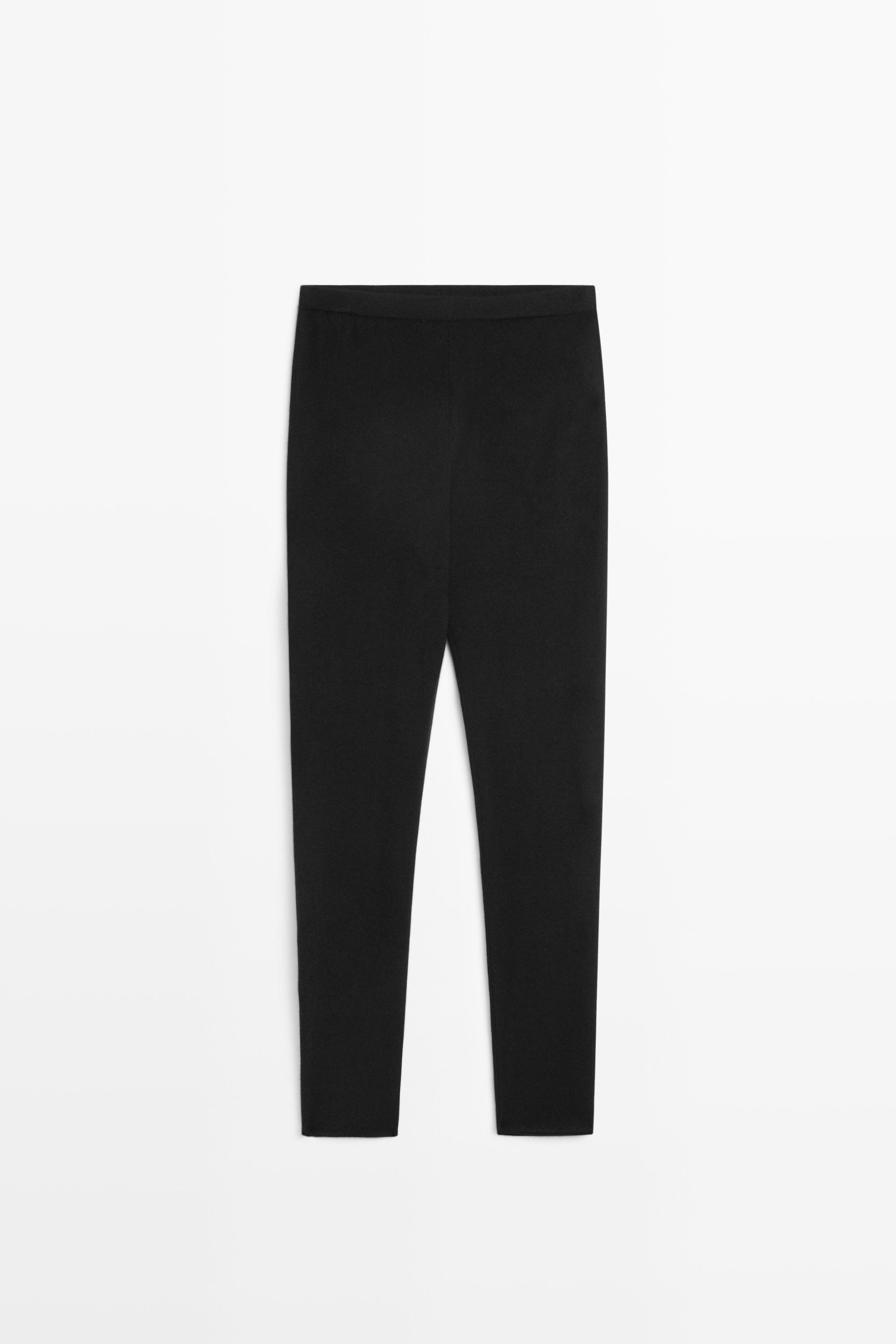 100% cashmere legging pants by Massimo Dutti
