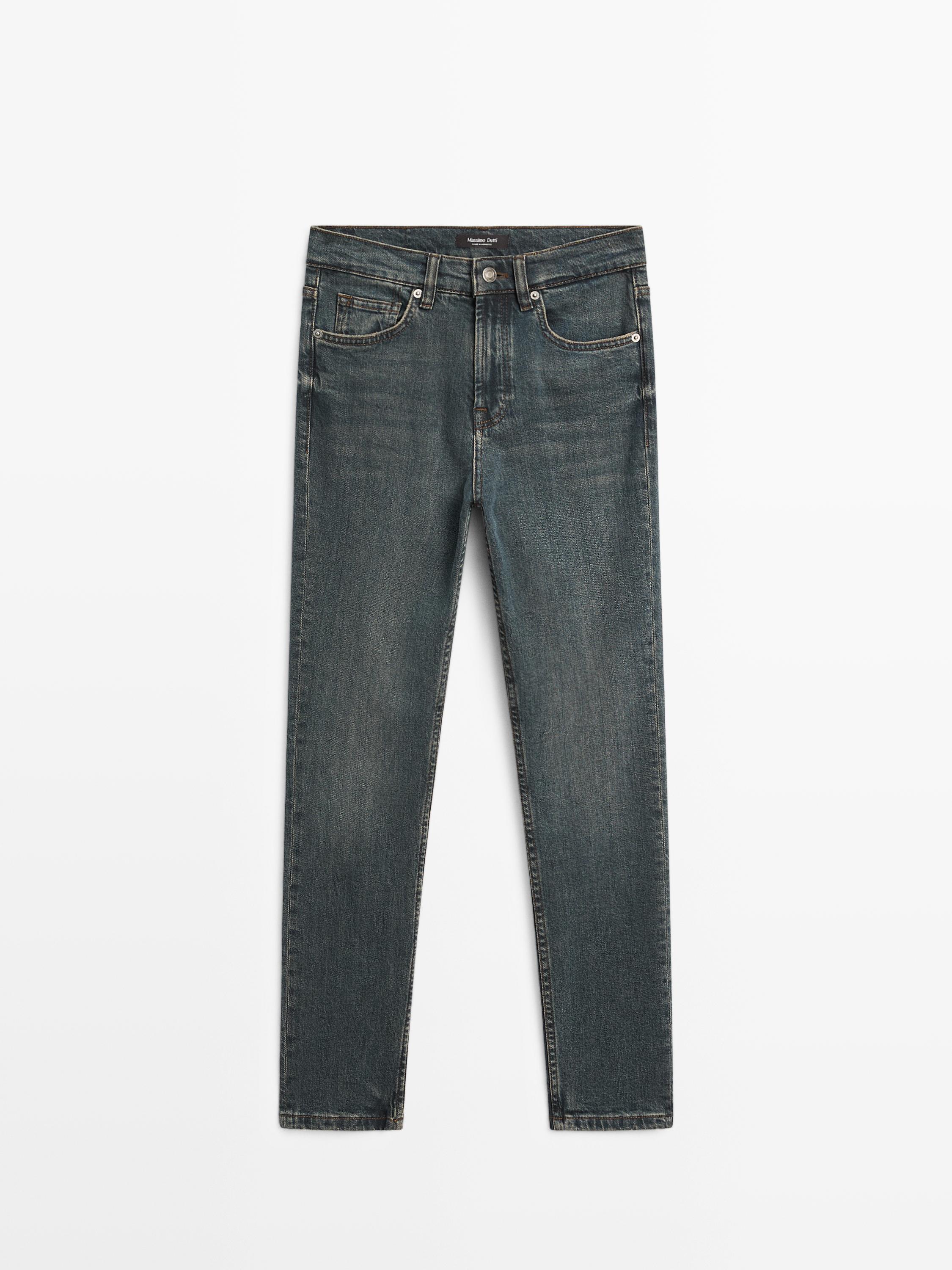 Jean slim cropped mid-rise