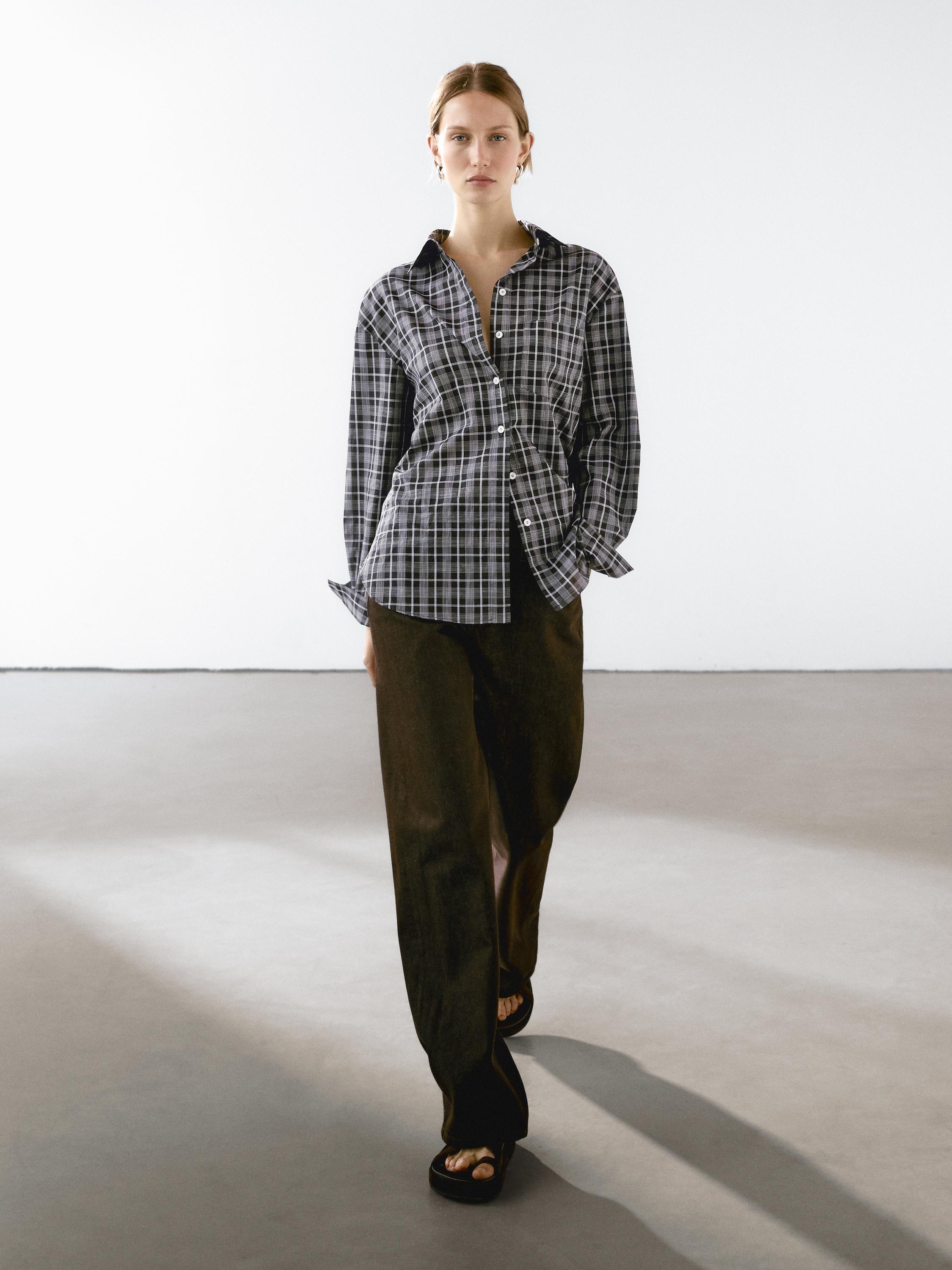 100% cotton check shirt
