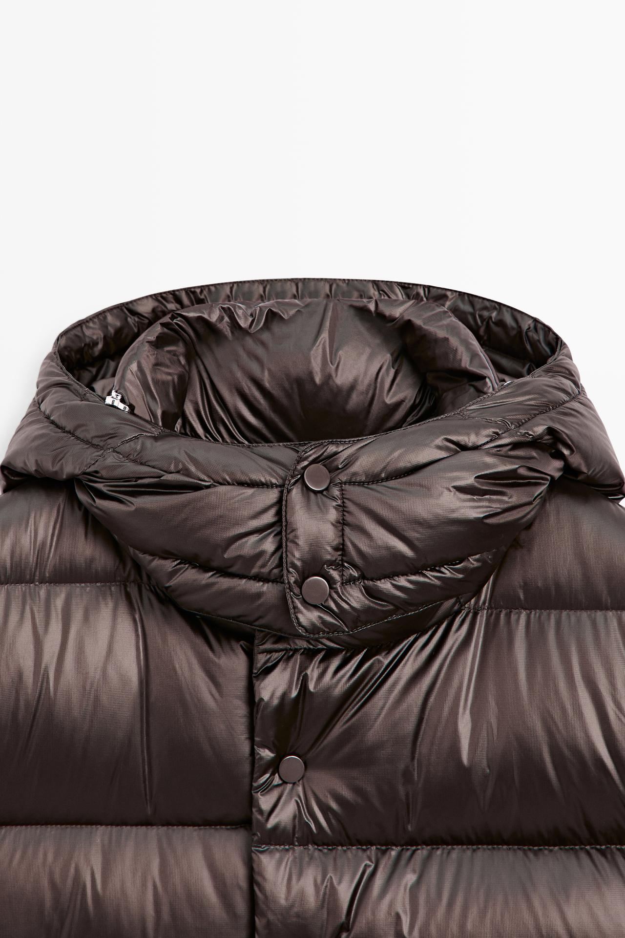 Shiny down jacket — PURPLE