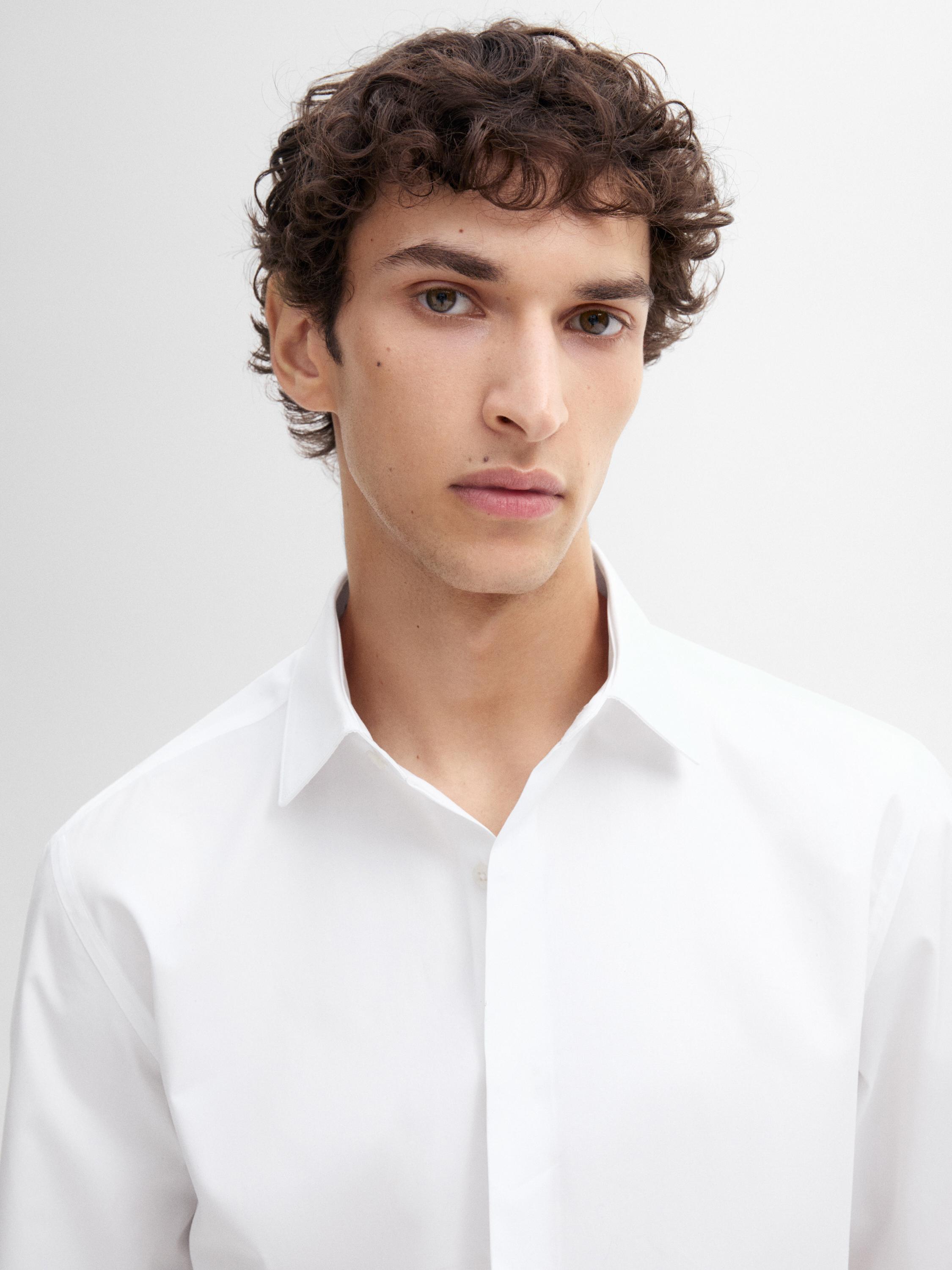 Chemise slim 100 % coton