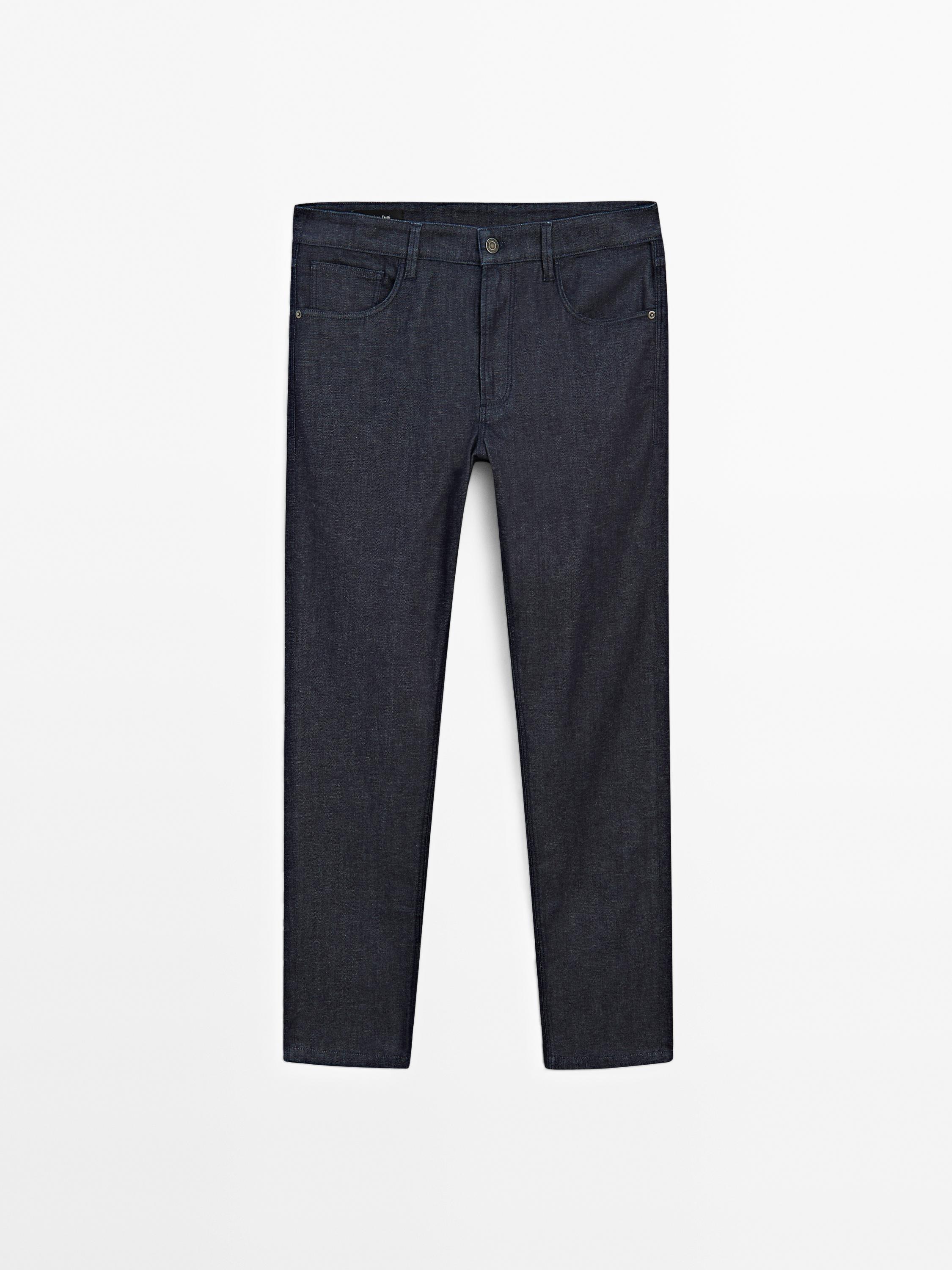 Tunna jeans med smal passform