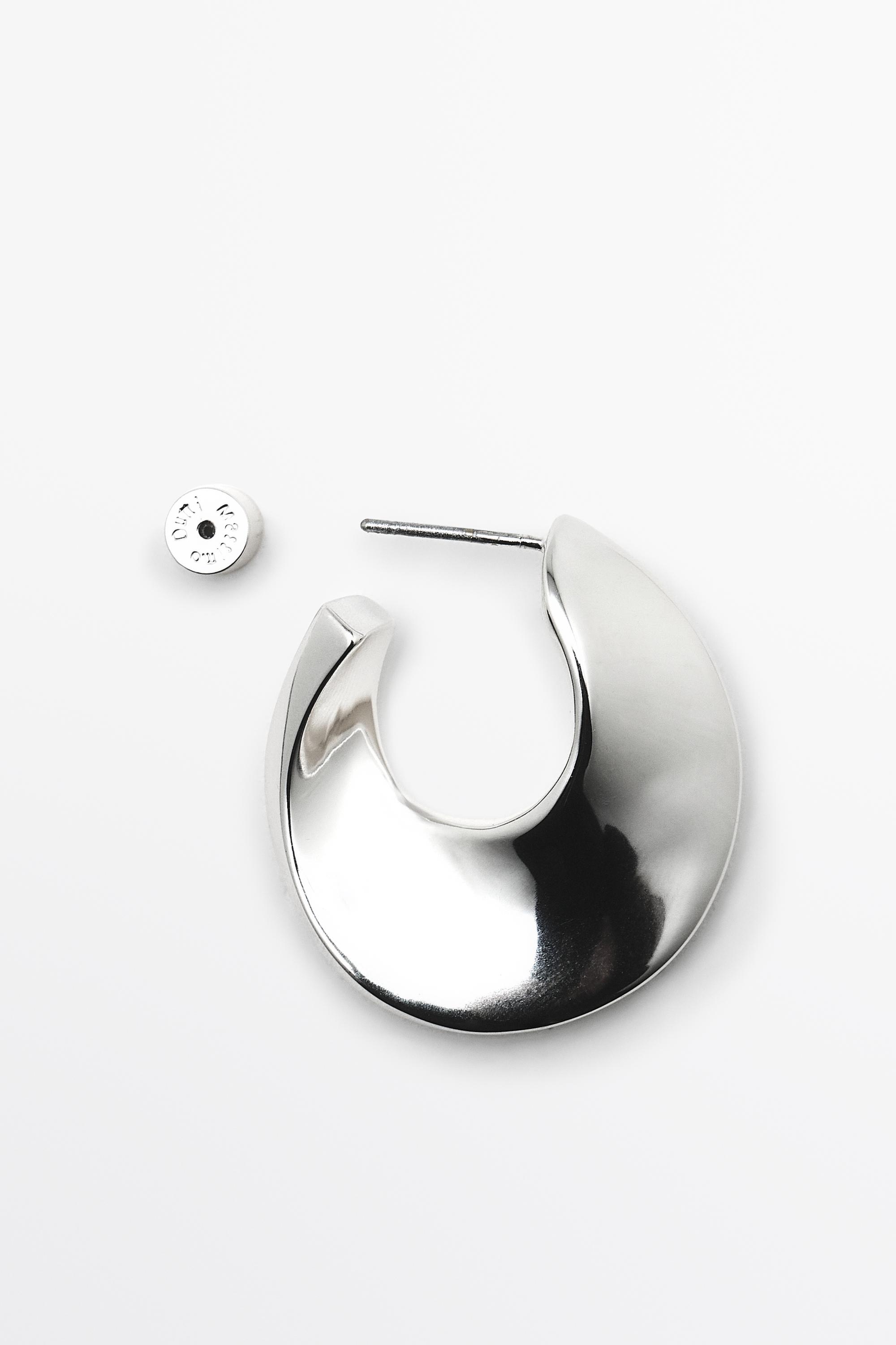 Hoop earrings — SILVER